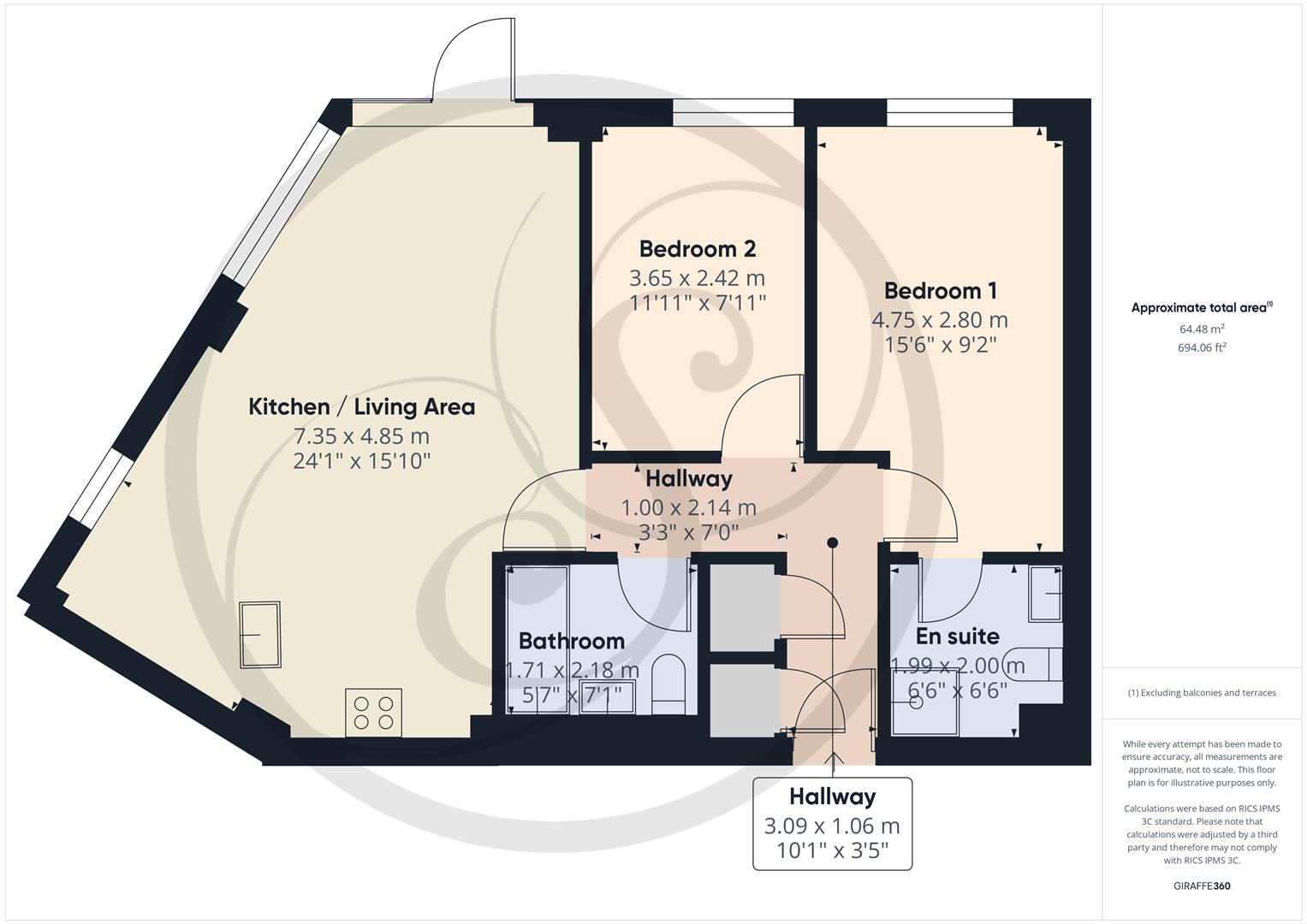 41, Velocity West, Leeds floorplan