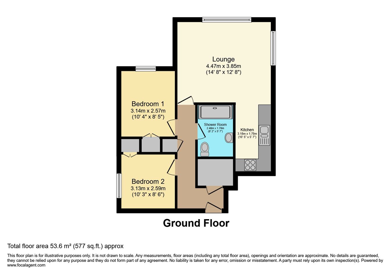 Britnell House, North Road, Petersfield floorplan