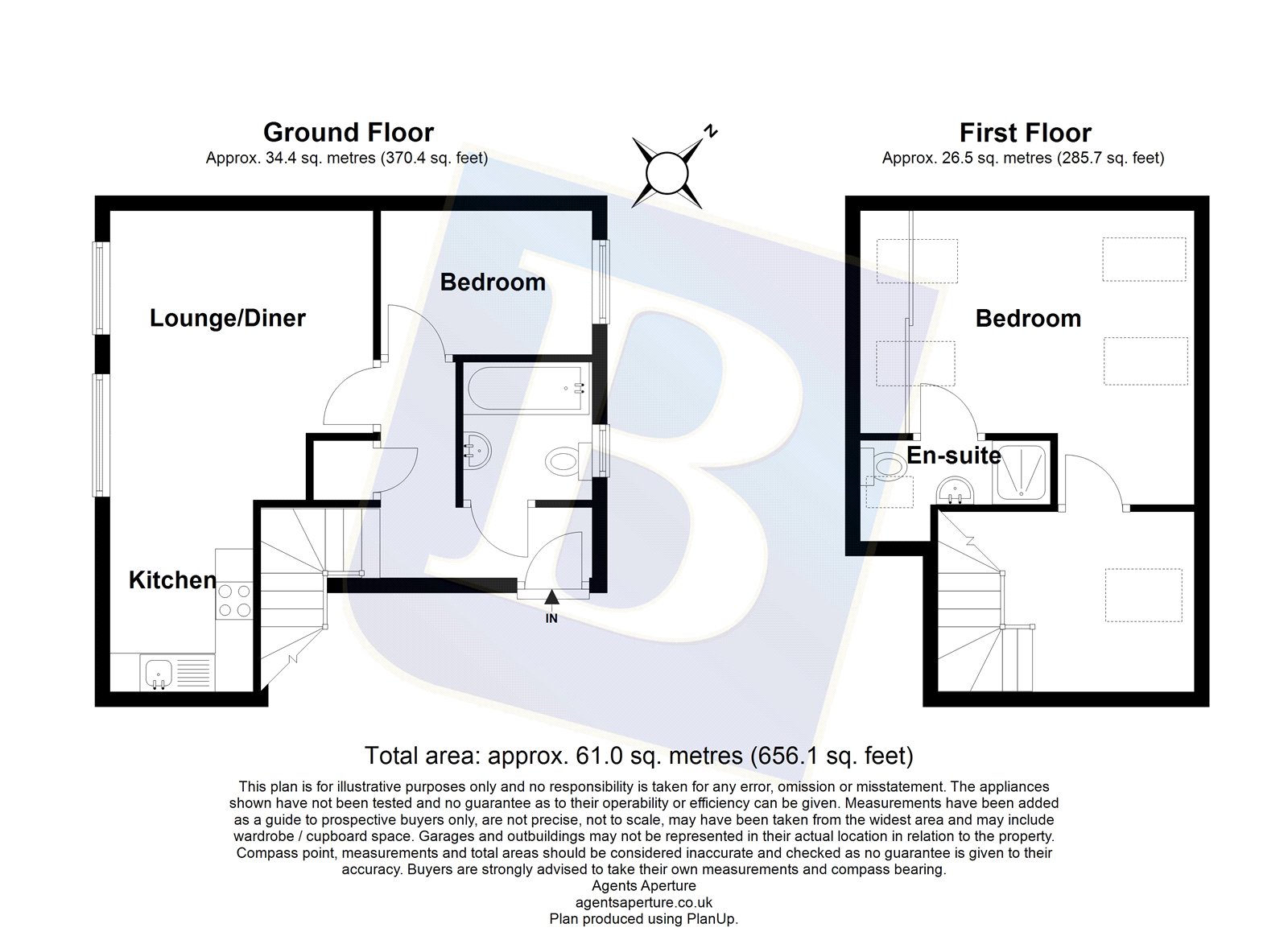 Flat 5, Tyrrells Mews,, Tyrrells Road, Essex floorplan