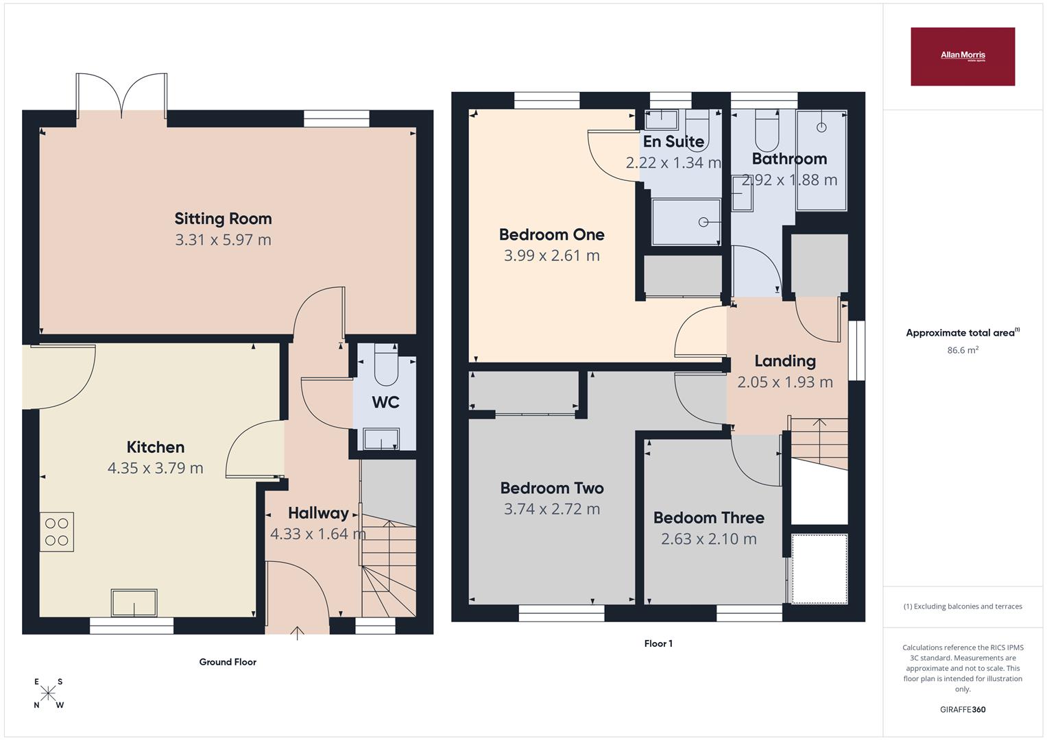 9, St. James Close, Malvern floorplan