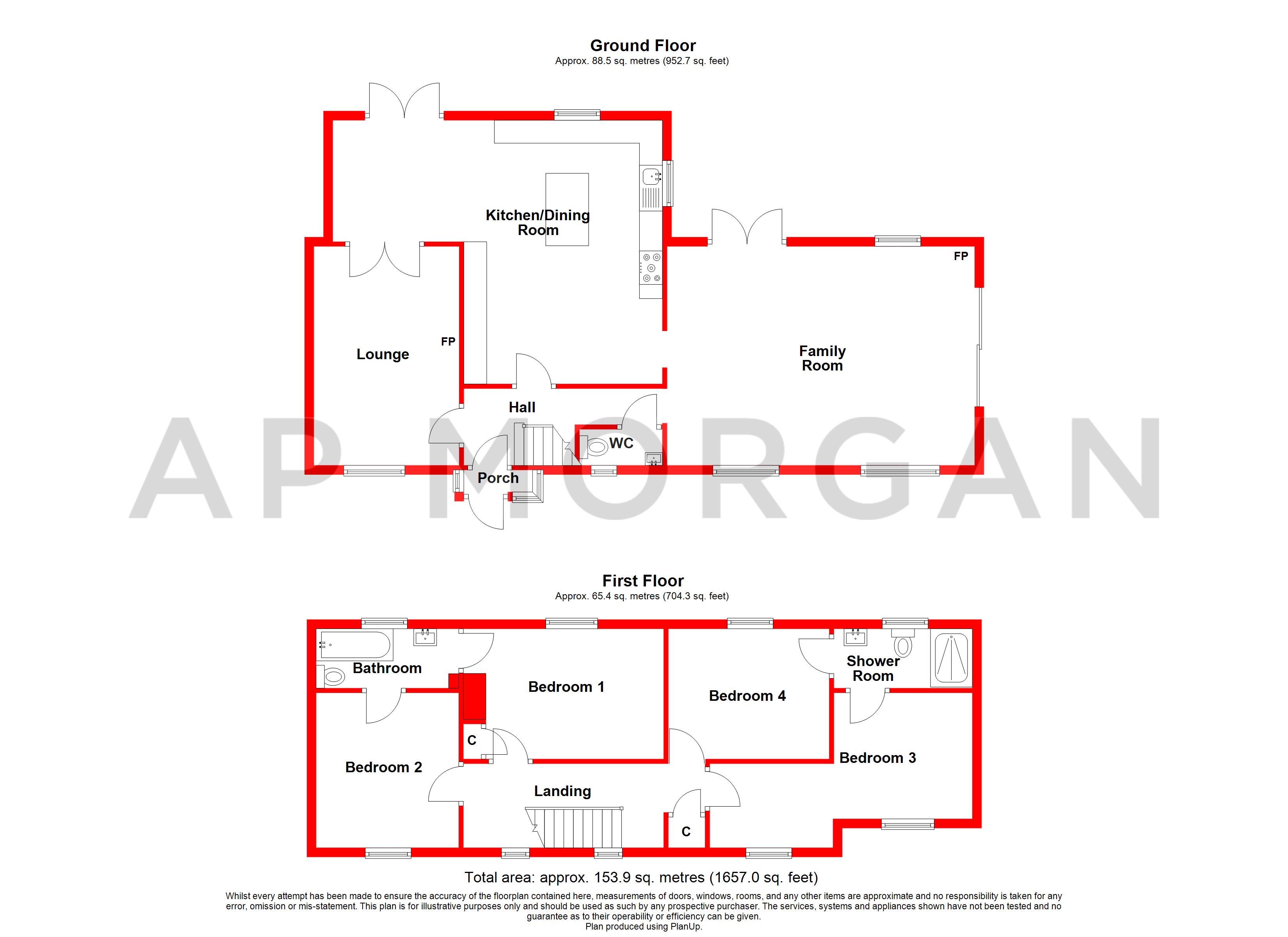 46, Snake Lane, Birmingham floorplan