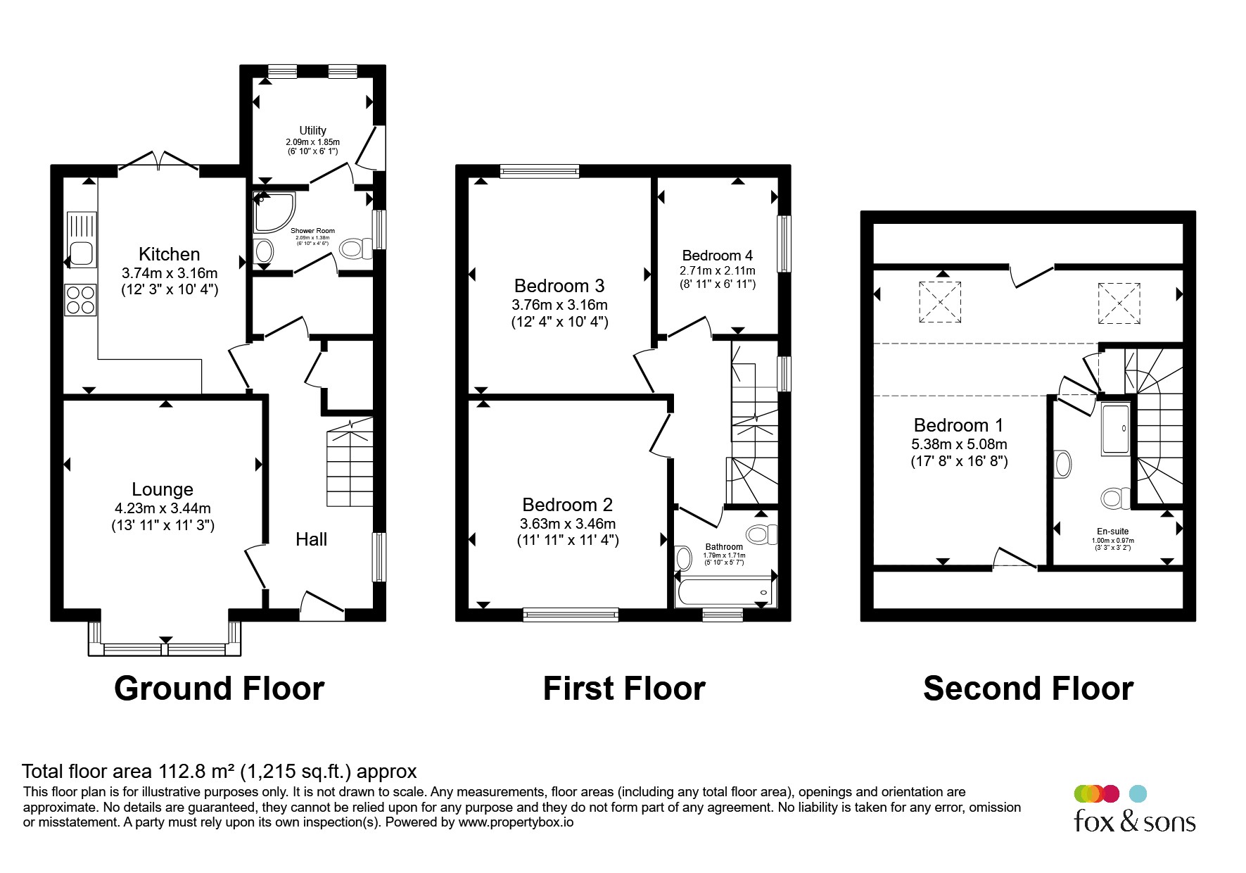 12, Greenway Road, Taunton floorplan