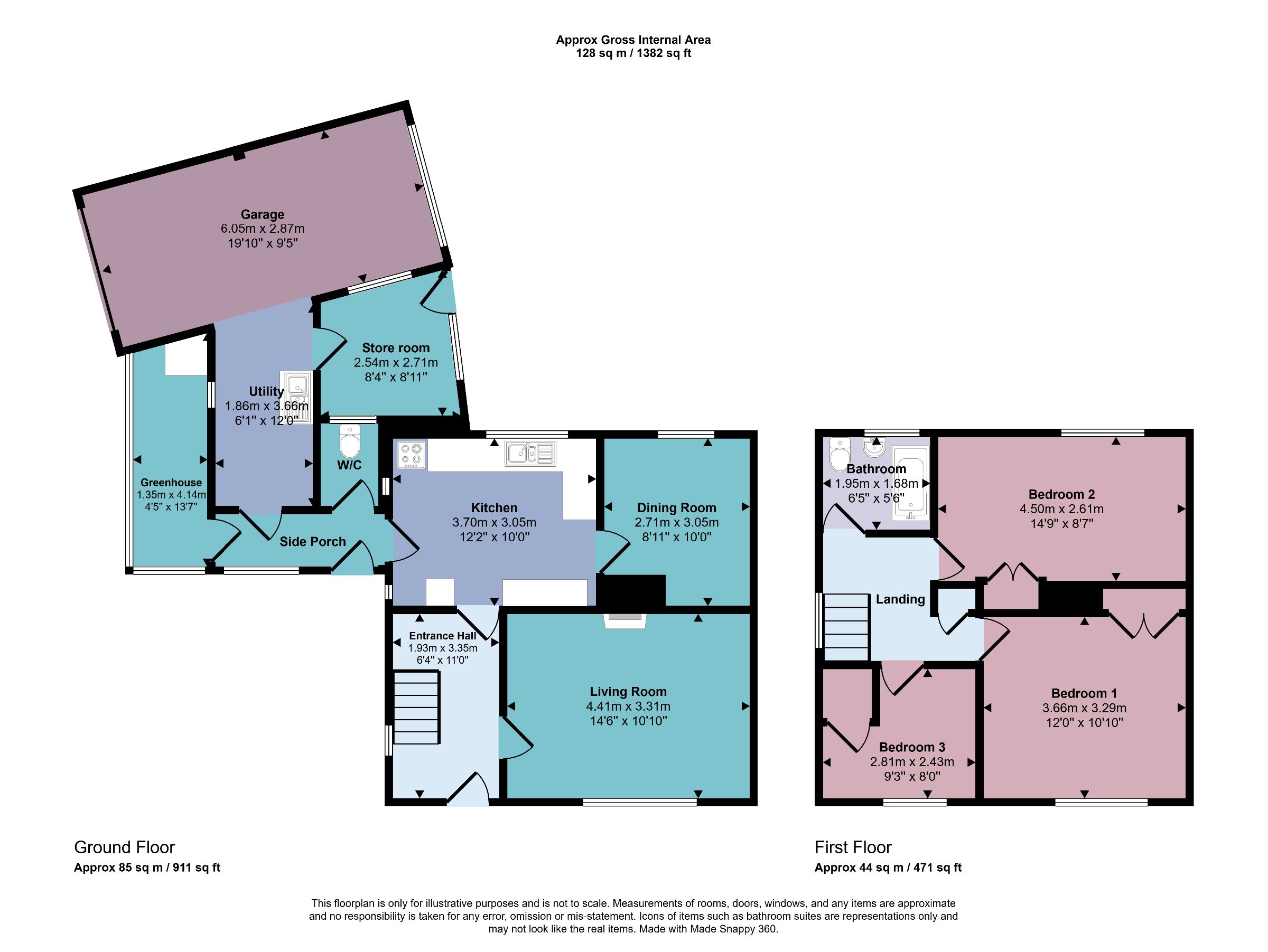 32 Pasture Crescent, Knaresborough floorplan