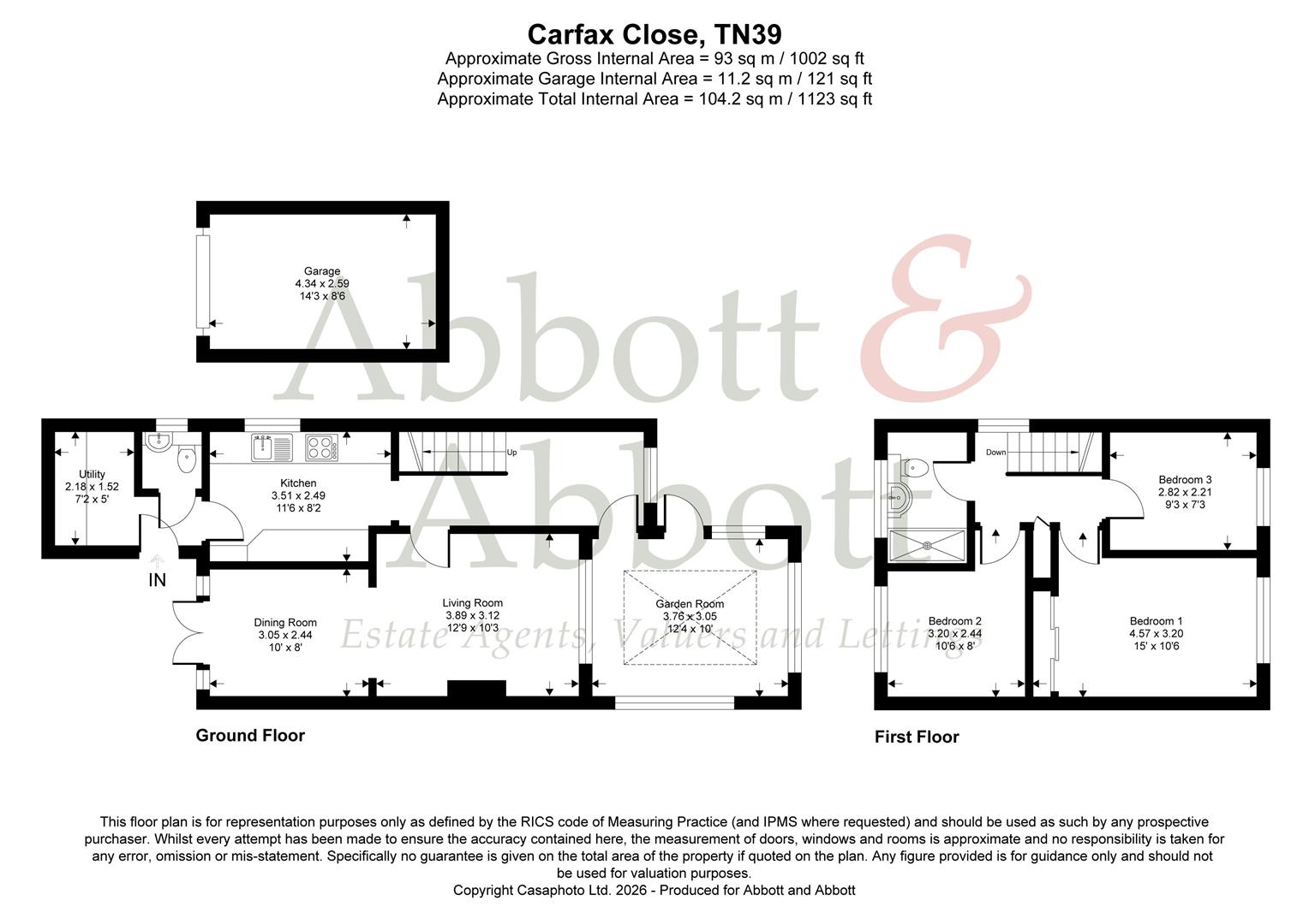 7, Carfax Close, Bexhill-On-Sea floorplan