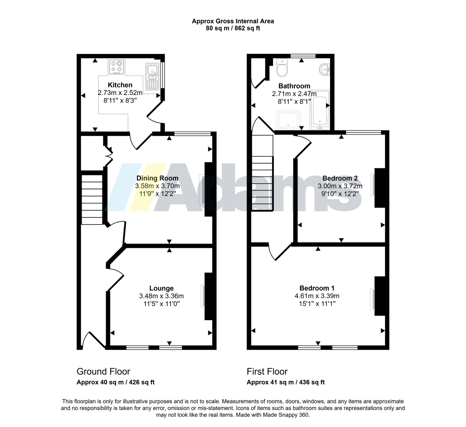 32, Ivy Street, Runcorn floorplan