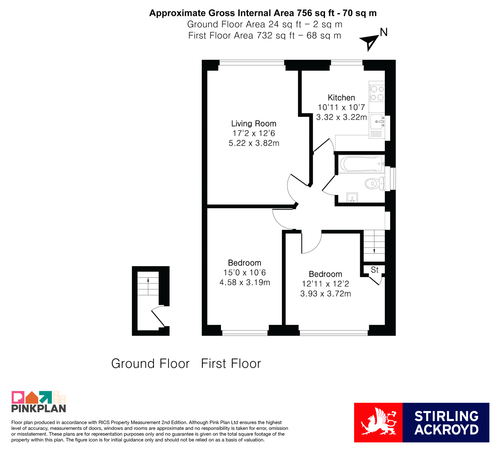 25A, Cedar Way, Surrey floorplan