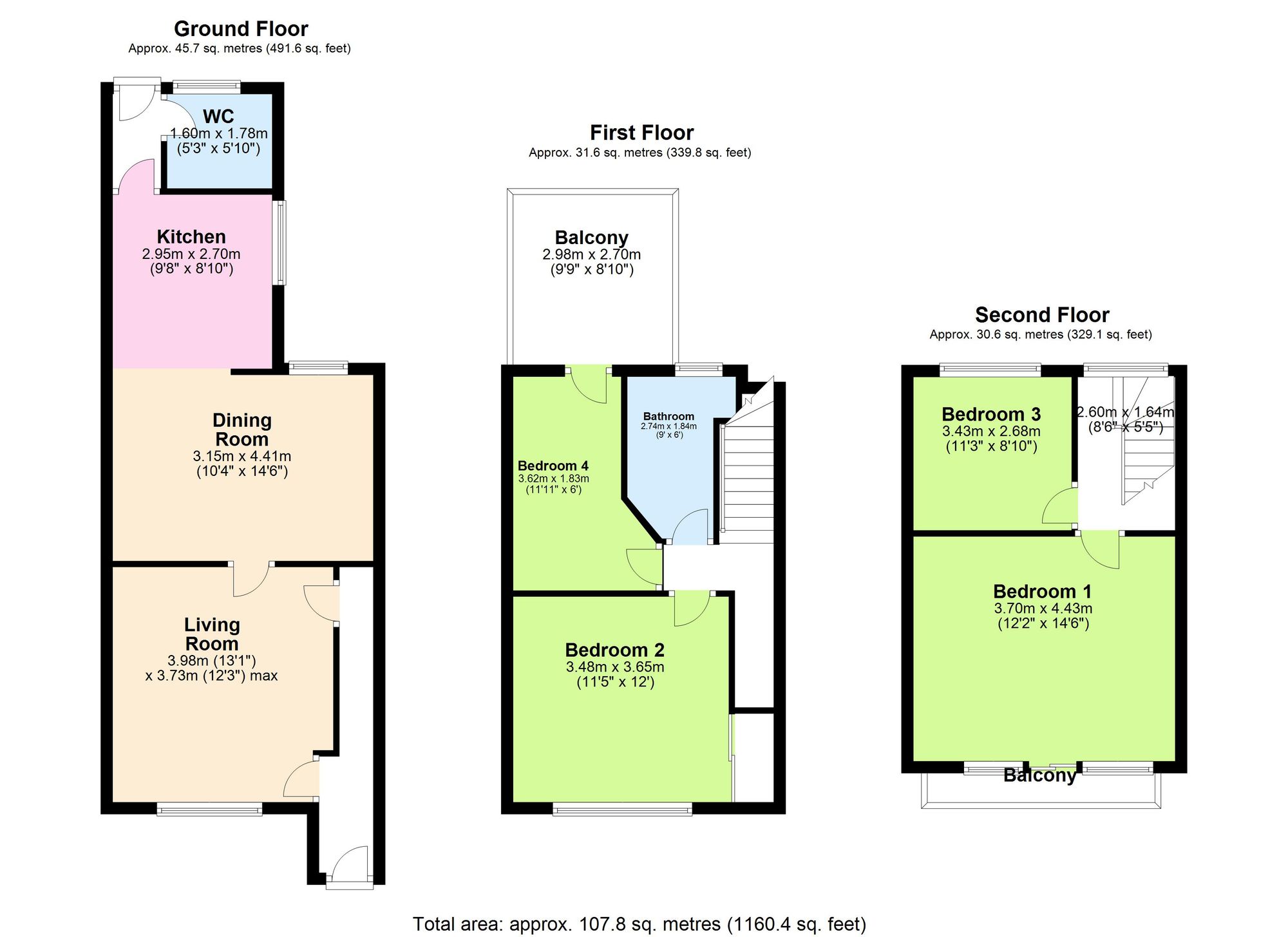 12 Garlic Rea, Brixham floorplan