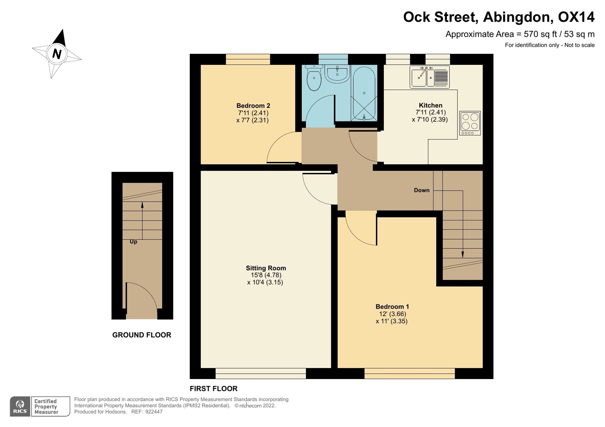 49A Ock Street, Abingdon floorplan