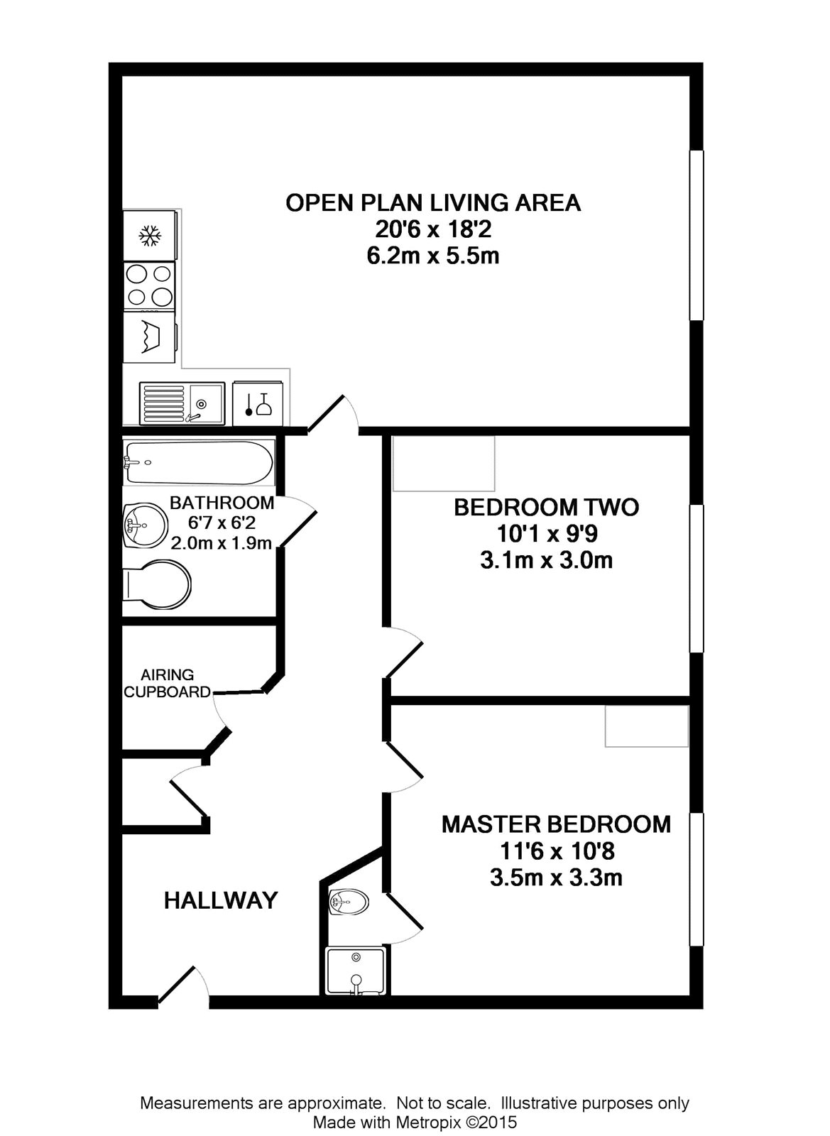2 Bedrooms Flat to rent in Ashdene Gardens, Reading, Berkshire RG30