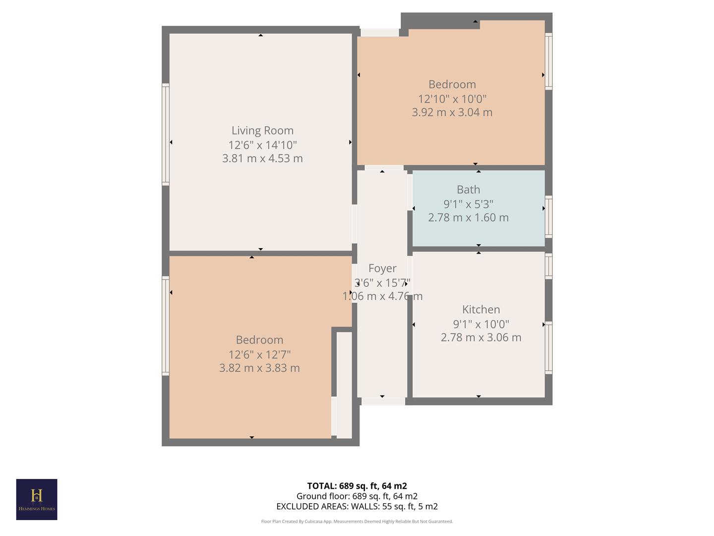 331A, High Street, Motherwell floorplan