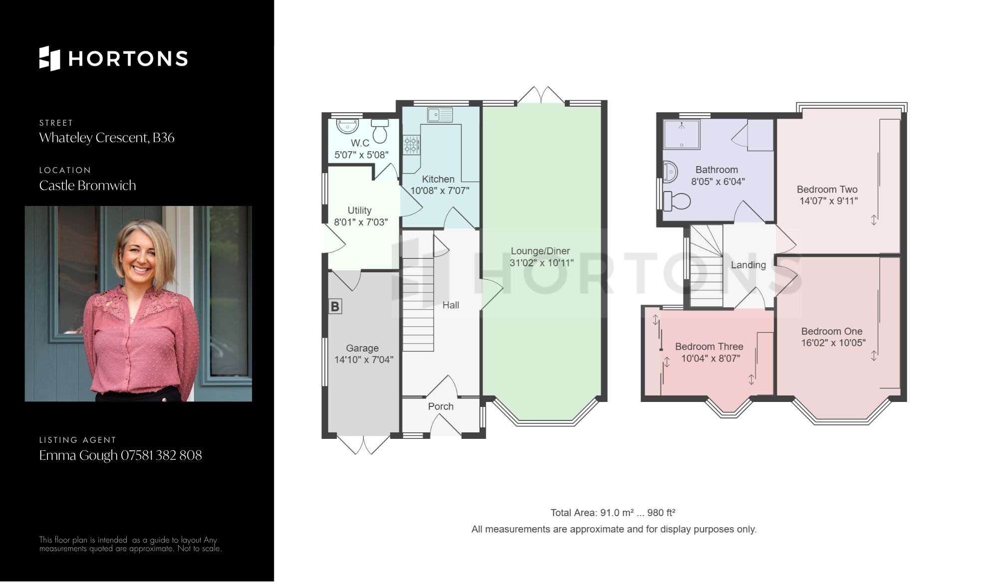16 Whateley Crescent, Birmingham floorplan