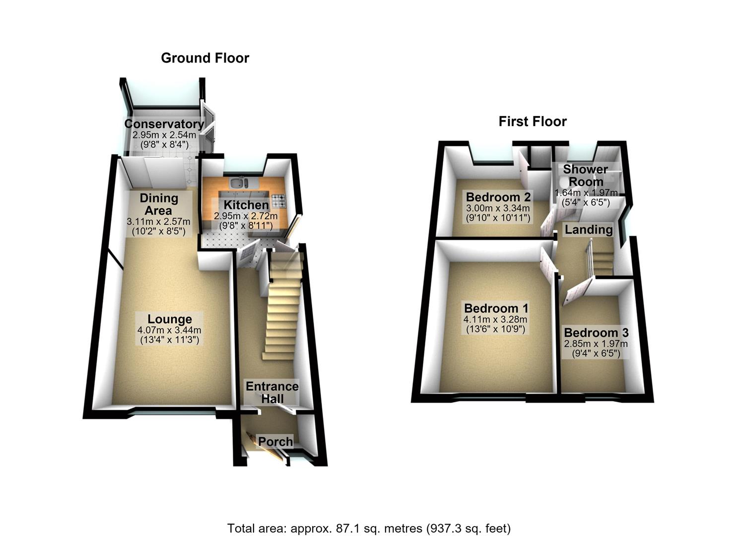17, Keble Garth, Leeds floorplan