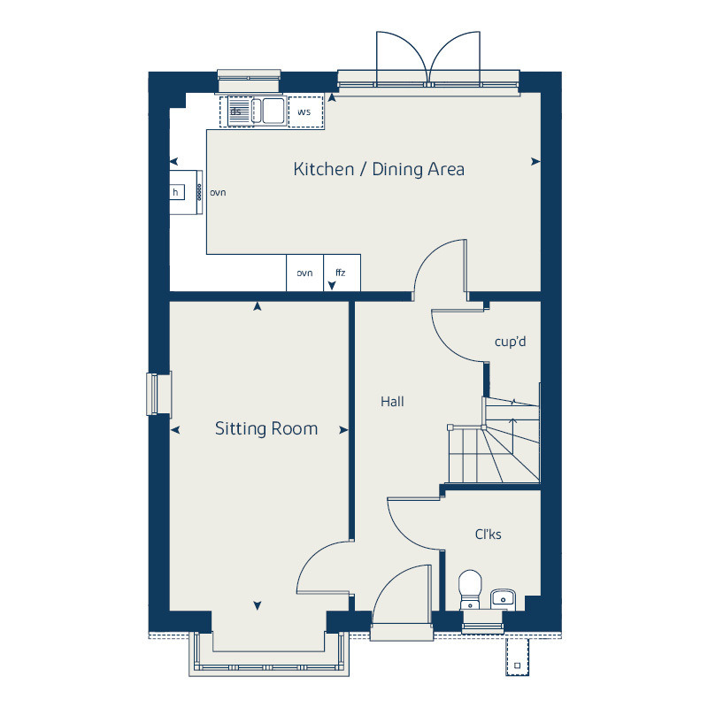 75, Marshall Road, Devizes floorplan