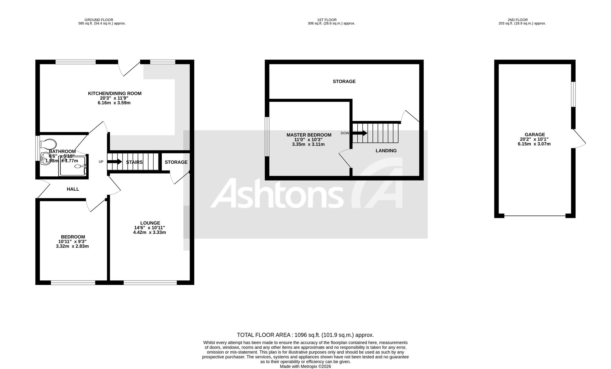 73 Gainsborough Road, Warrington floorplan