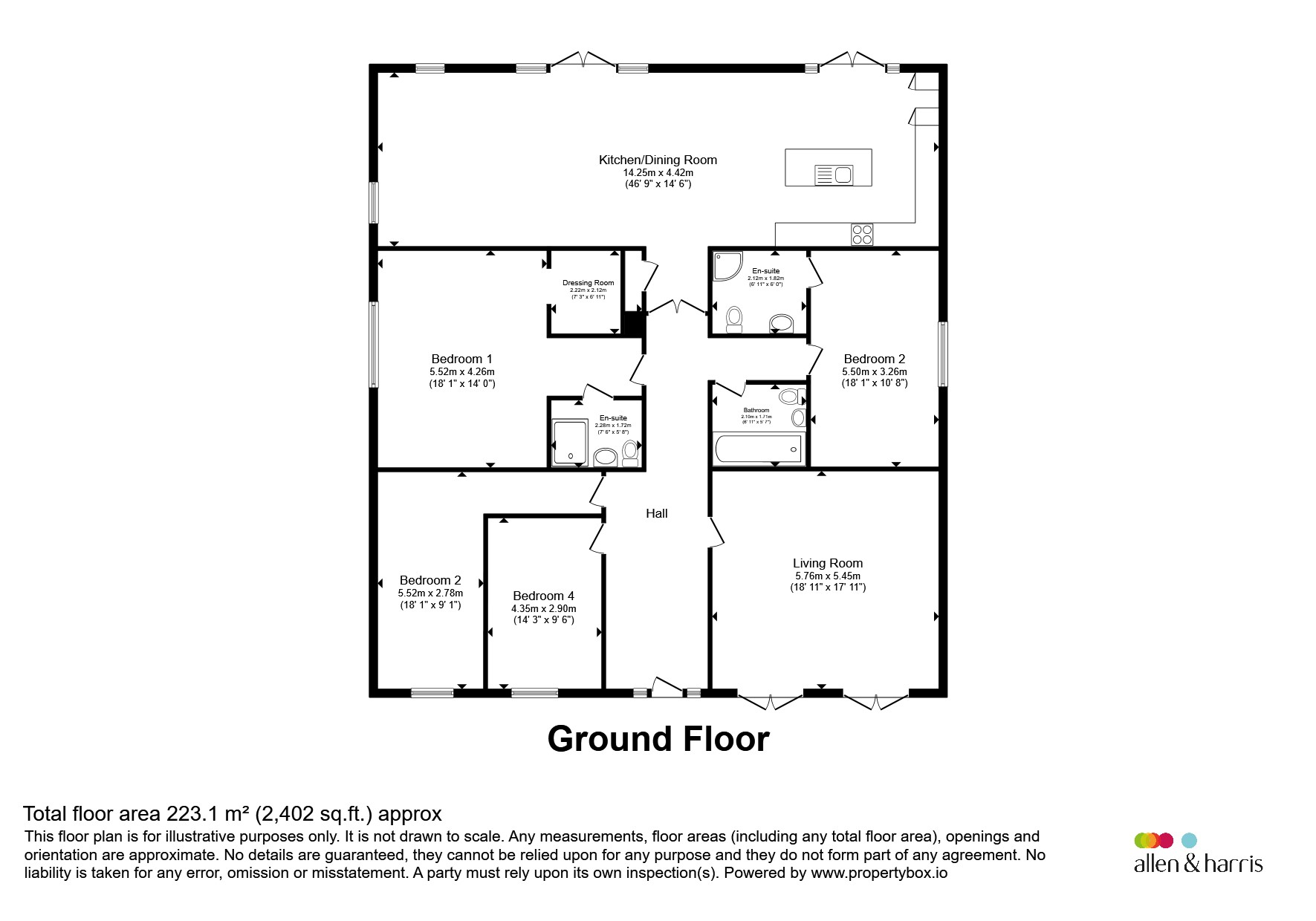 1, Fernhill Court, Fernhill, Bristol floorplan