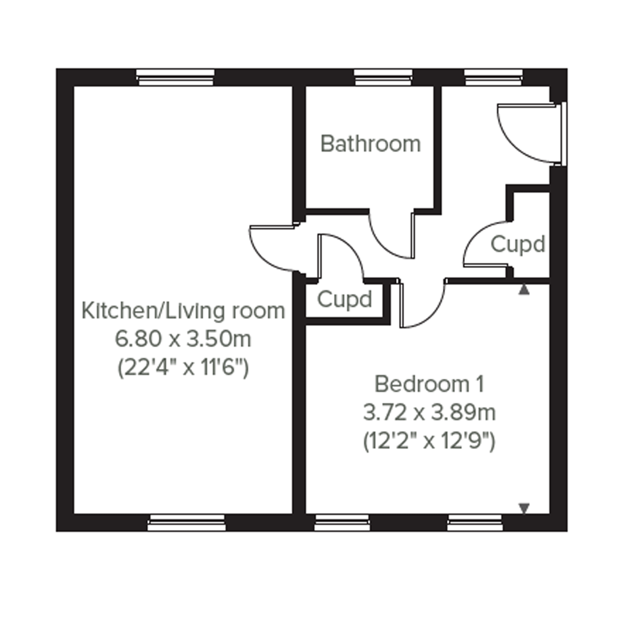 308, Bluebell Way, Whiteley floorplan