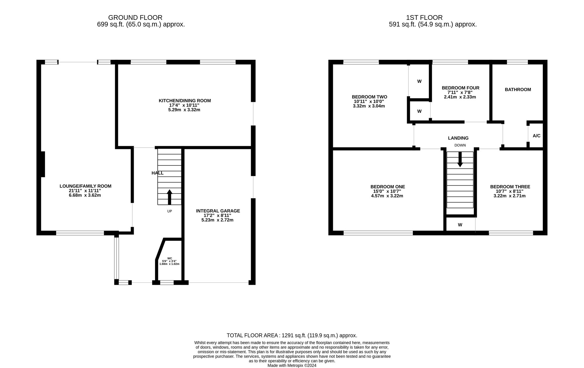 1 Foxy Paddock, Southampton floorplan