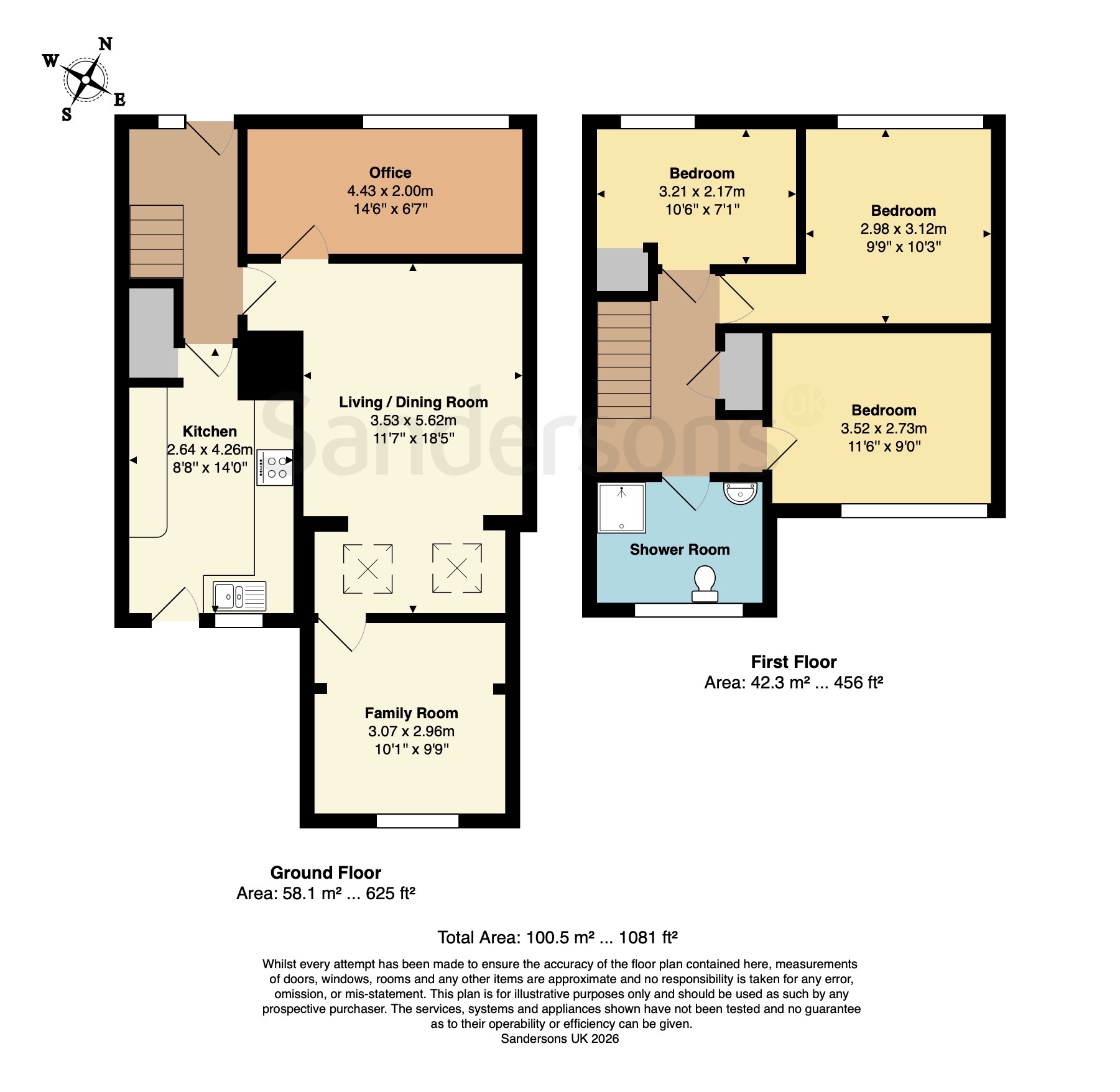7 Teddington Close, Canterbury, Kent floorplan