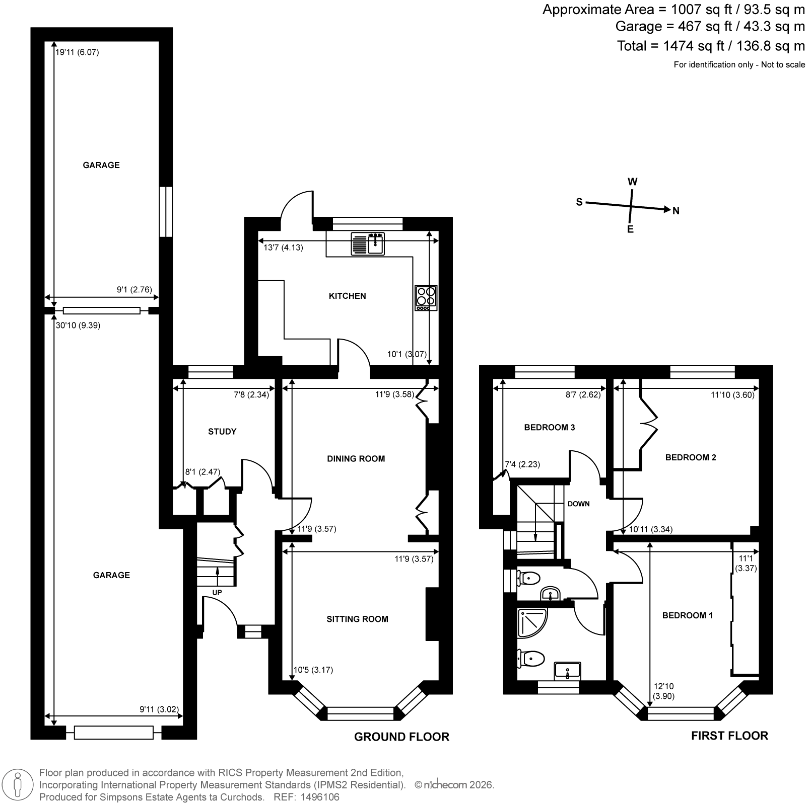 25, Merton Way, West Molesey floorplan