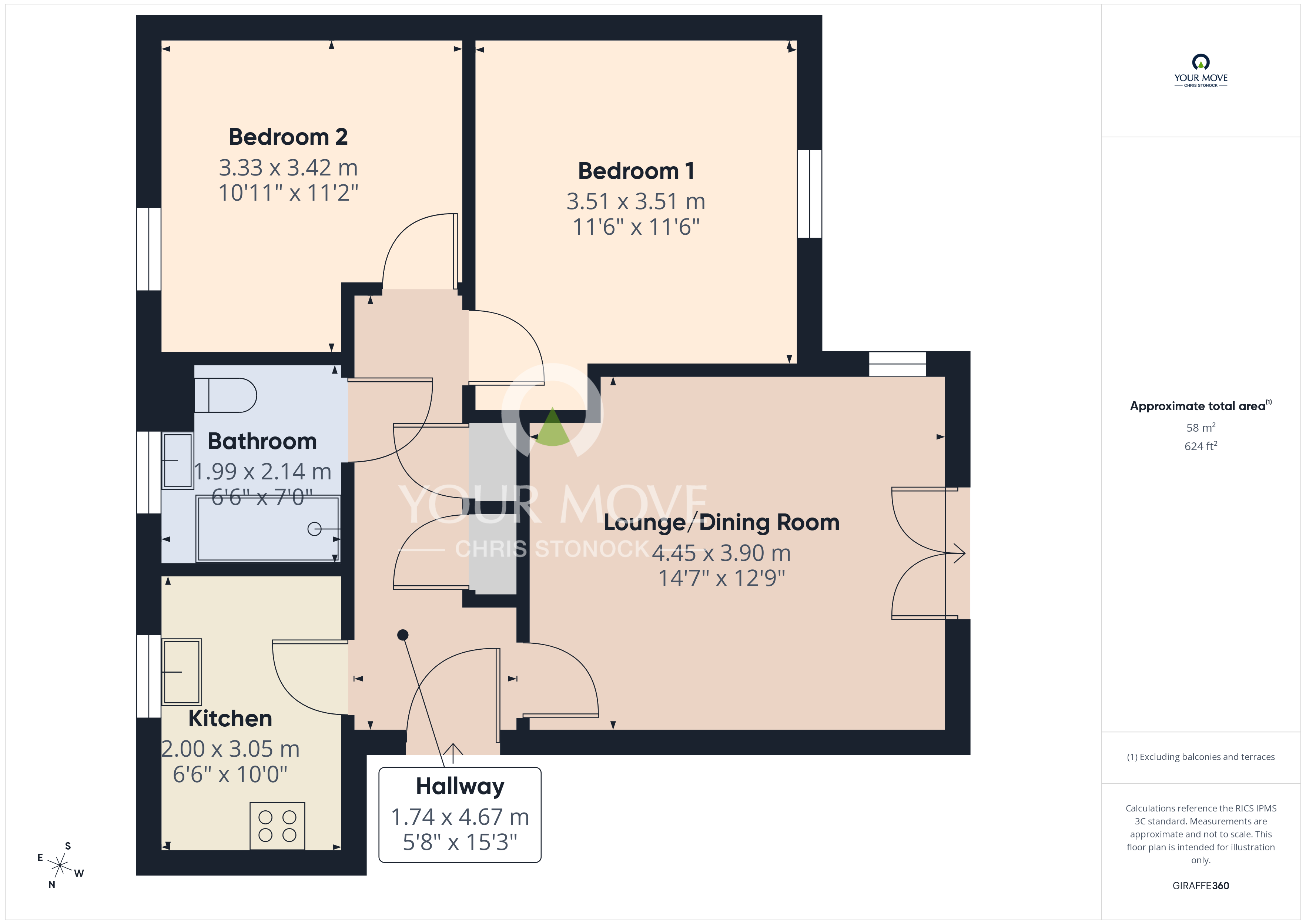 52, Sunnyway, Tyne and Wear floorplan