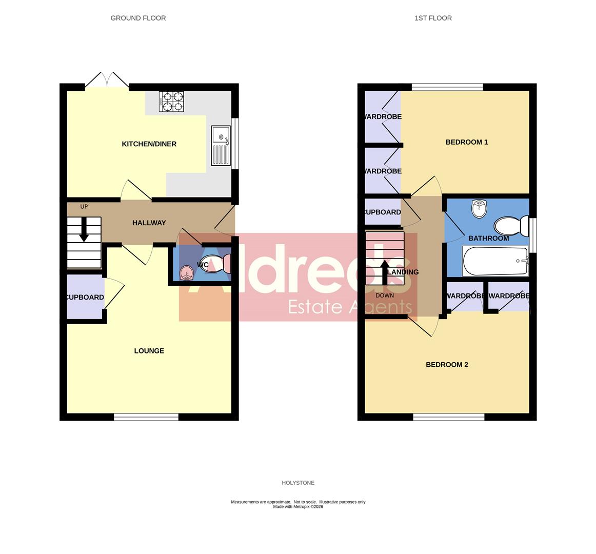 40, Holystone Way, Lowestoft floorplan
