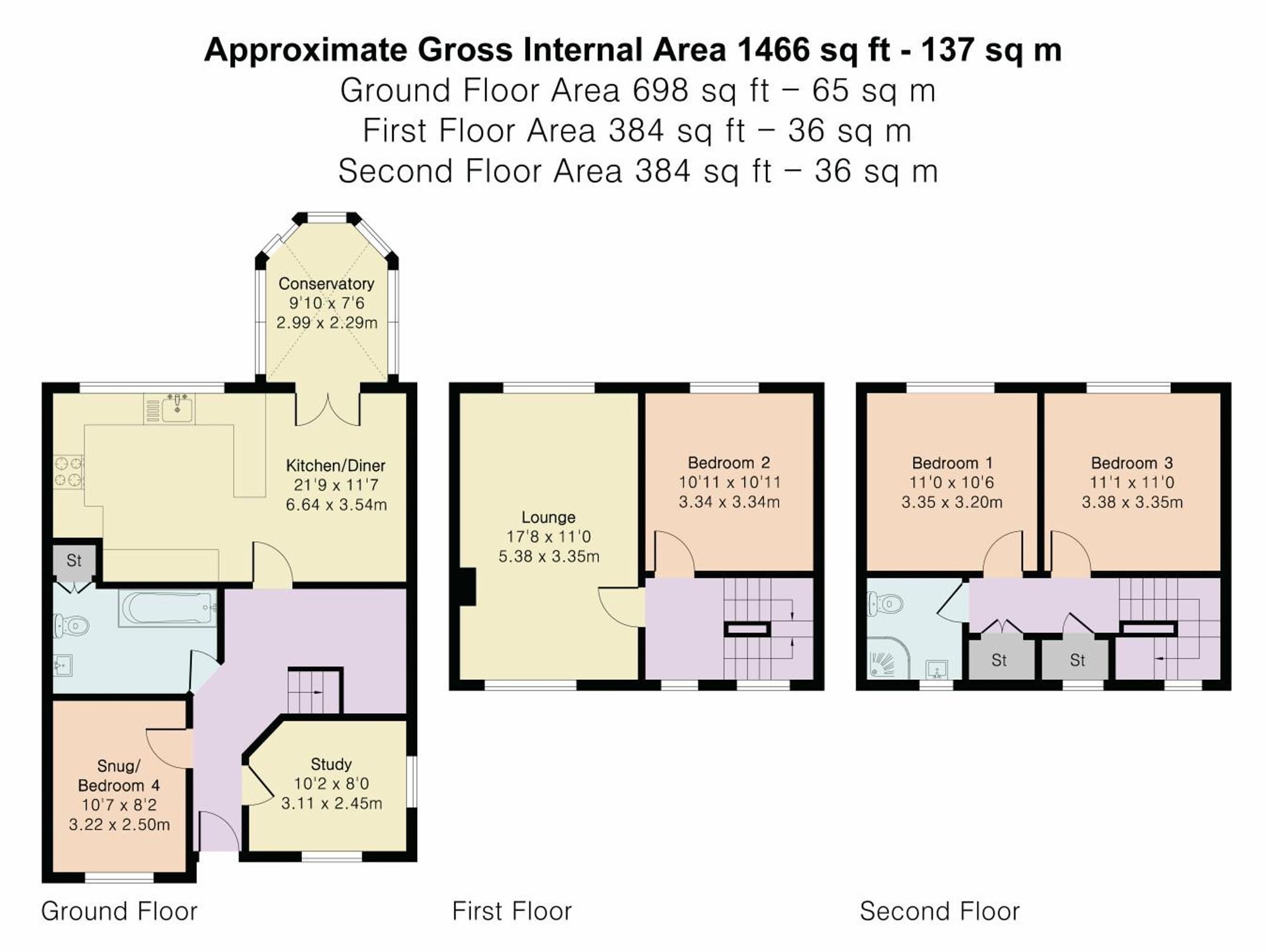 26 Temple Fields, Hertford floorplan