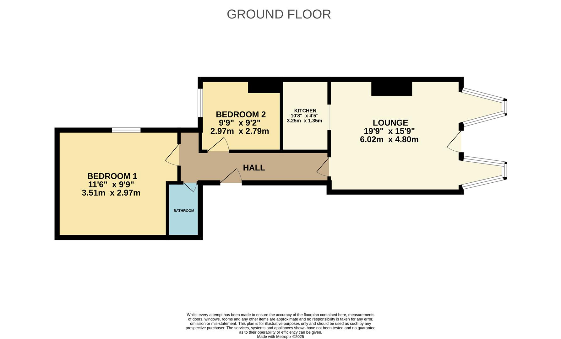 7, Compton Street, Eastbourne floorplan