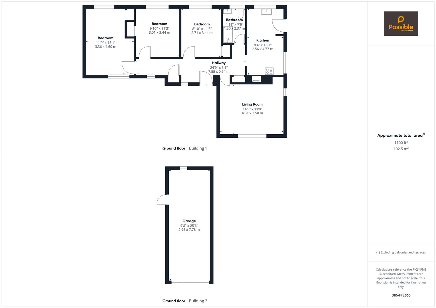 Inchbeag Cottage, Inchcoonans, Errol floorplan