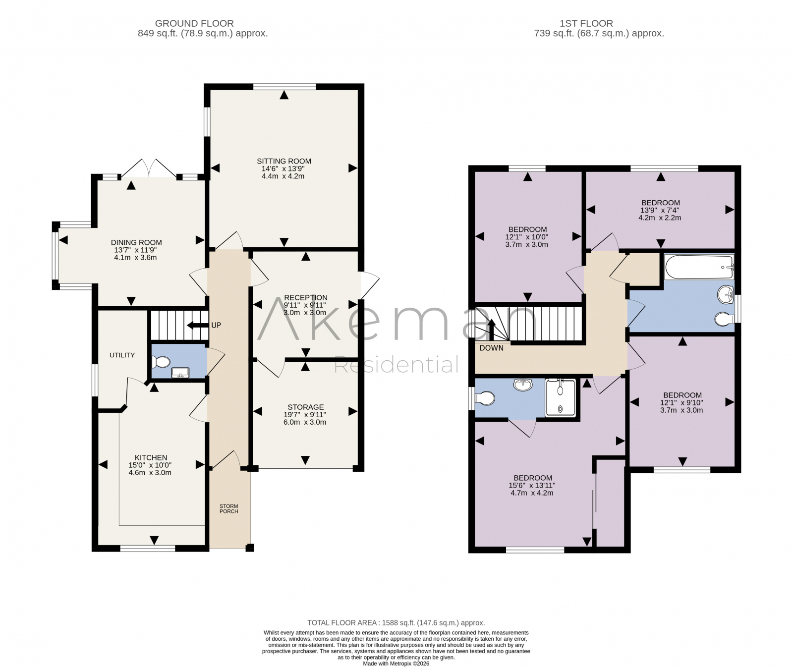 20, Williamson Way, Pitstone floorplan