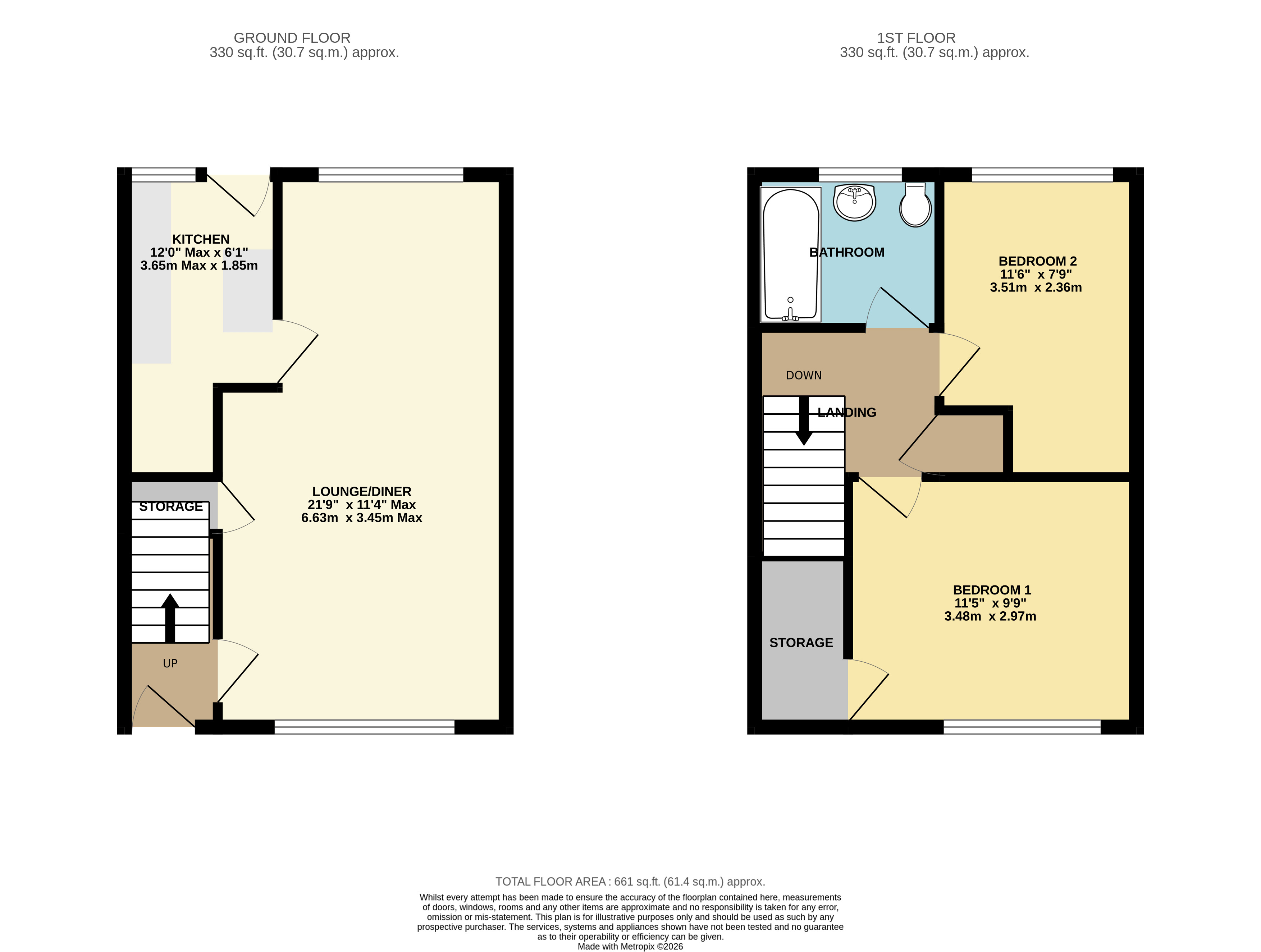 31, Club Lane, Leeds floorplan
