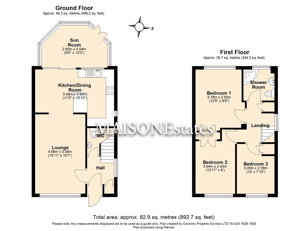 54, Brinklow Road, Coventry floorplan