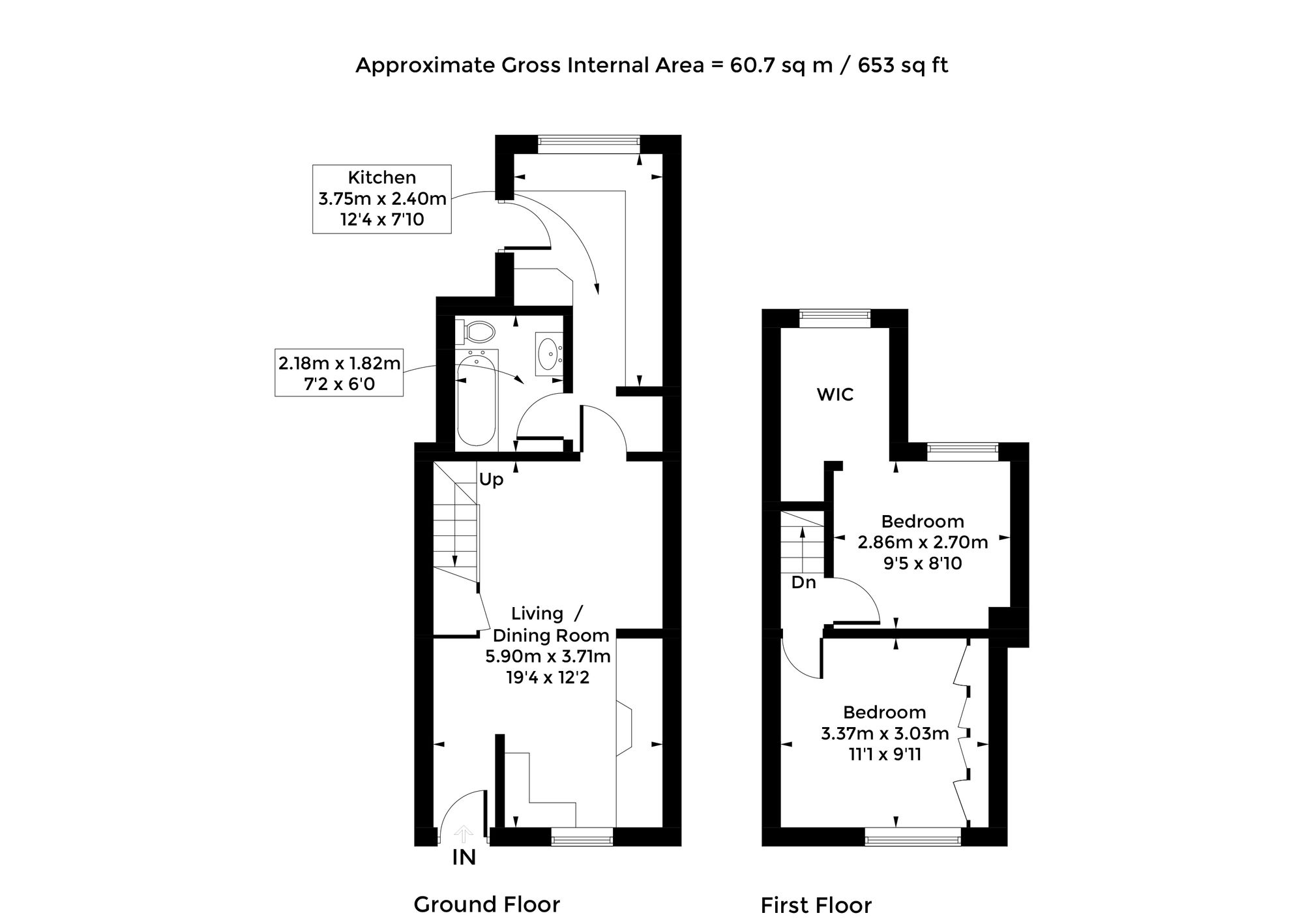 20 Jericho Street, Oxford floorplan