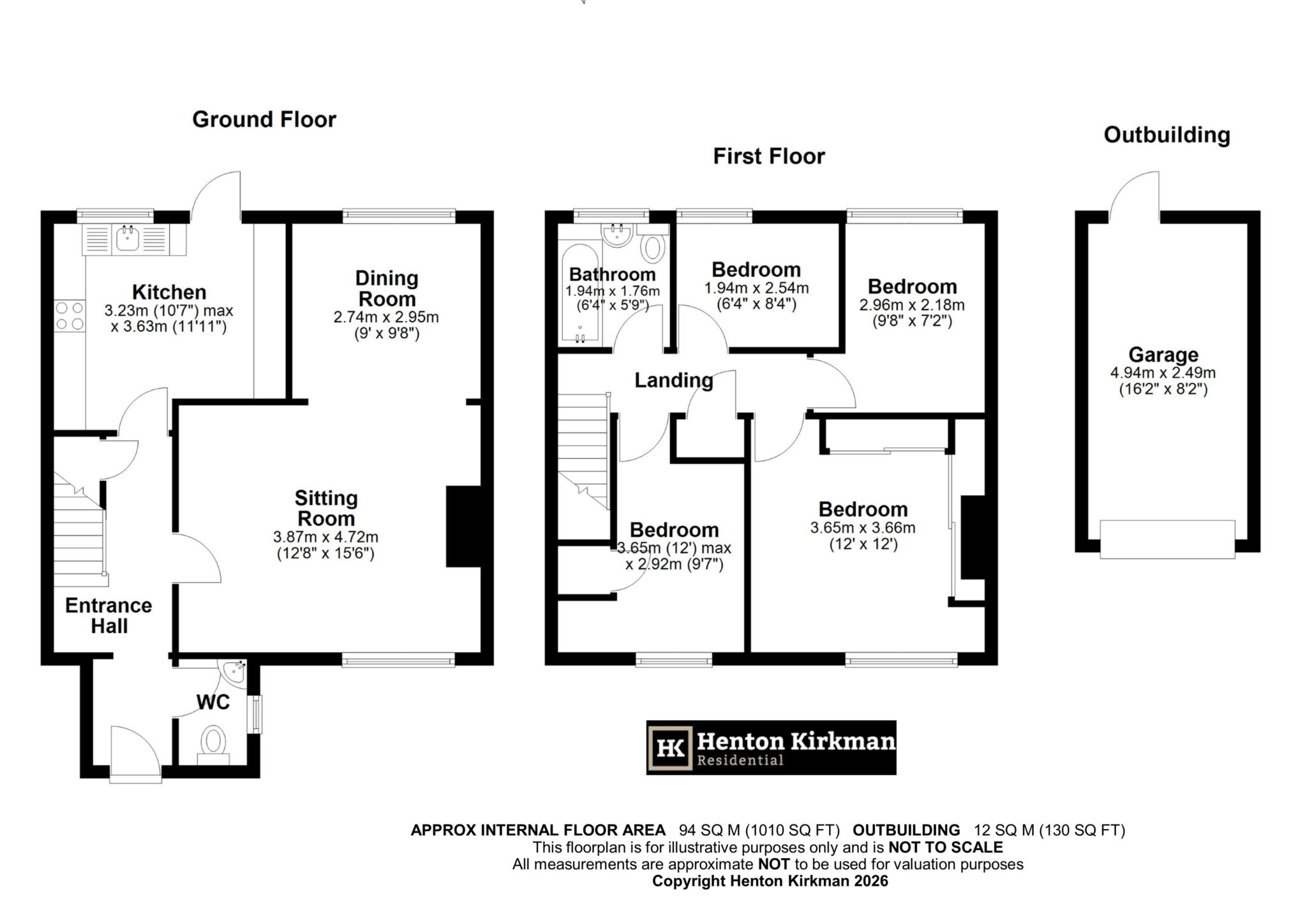 11, Mercer Road, Billericay floorplan