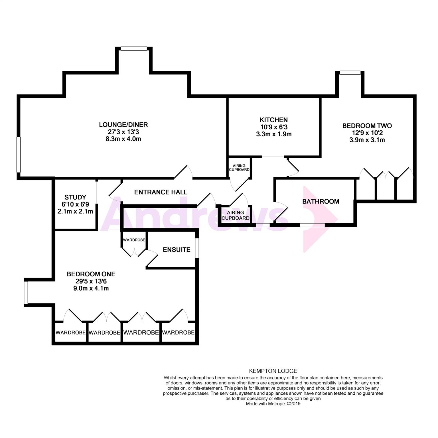 2 Bedrooms Flat for sale in Kempton Lodge, Church Paddock Court, Wallington SM6