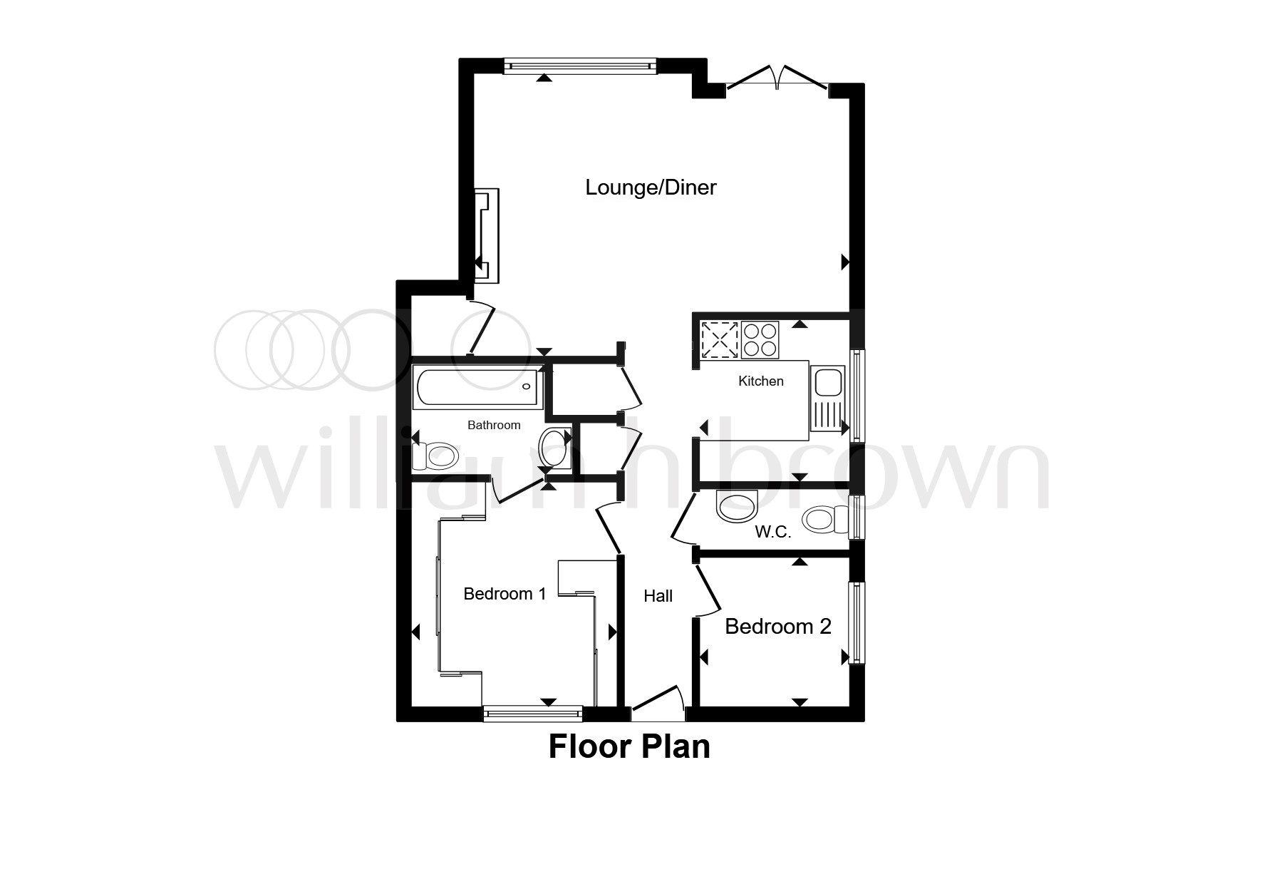 2 Bedrooms Flat for sale in St Marys Court, Ottway Walk, Welwyn AL6