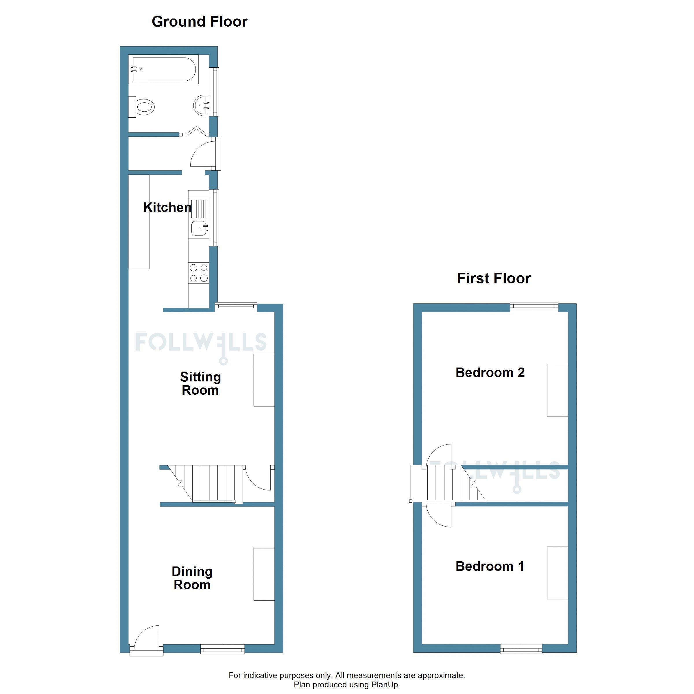 2 Bedrooms Terraced house to rent in Clare Street, Stoke-On-Trent ST4