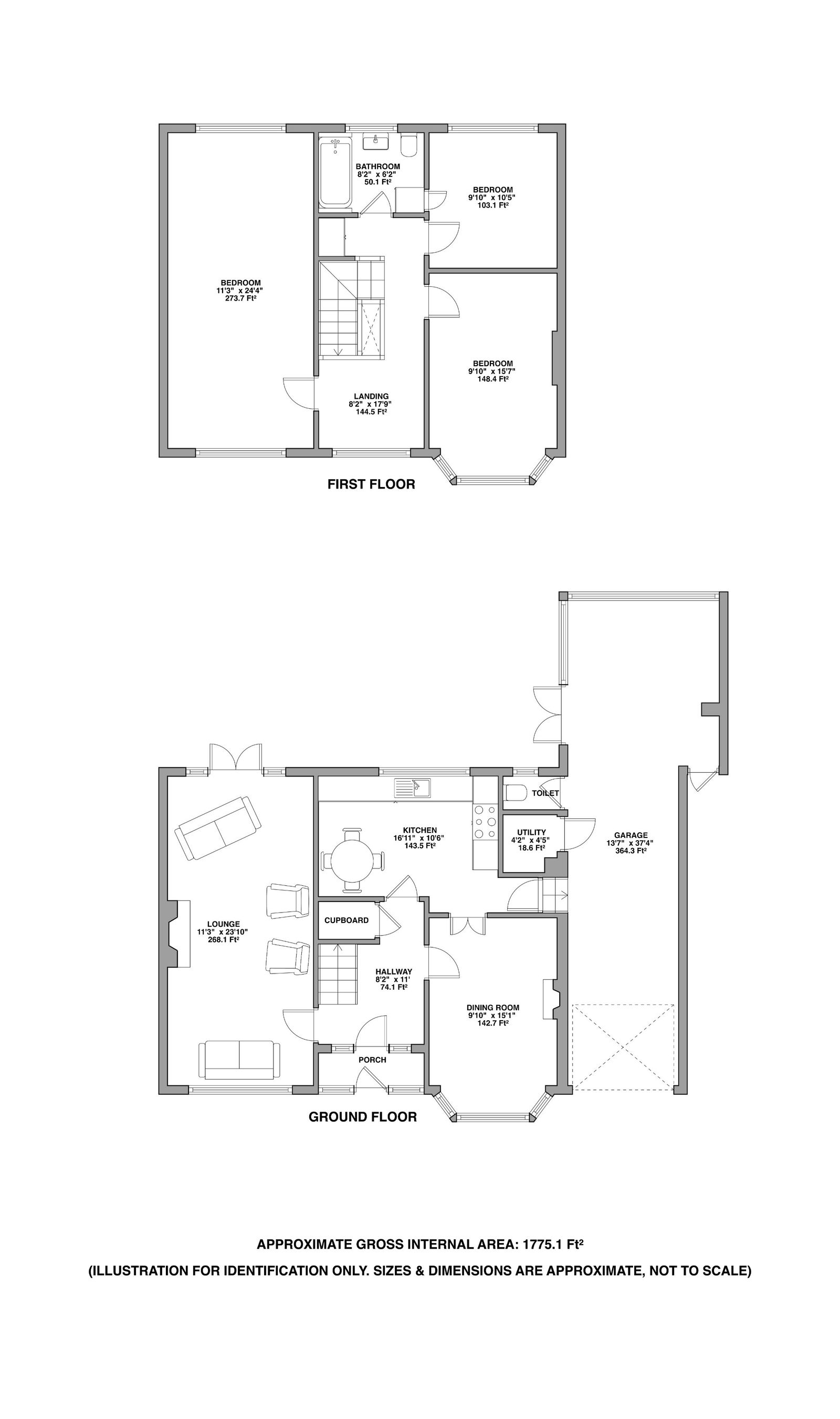 21, Springvale Avenue, Walsall floorplan