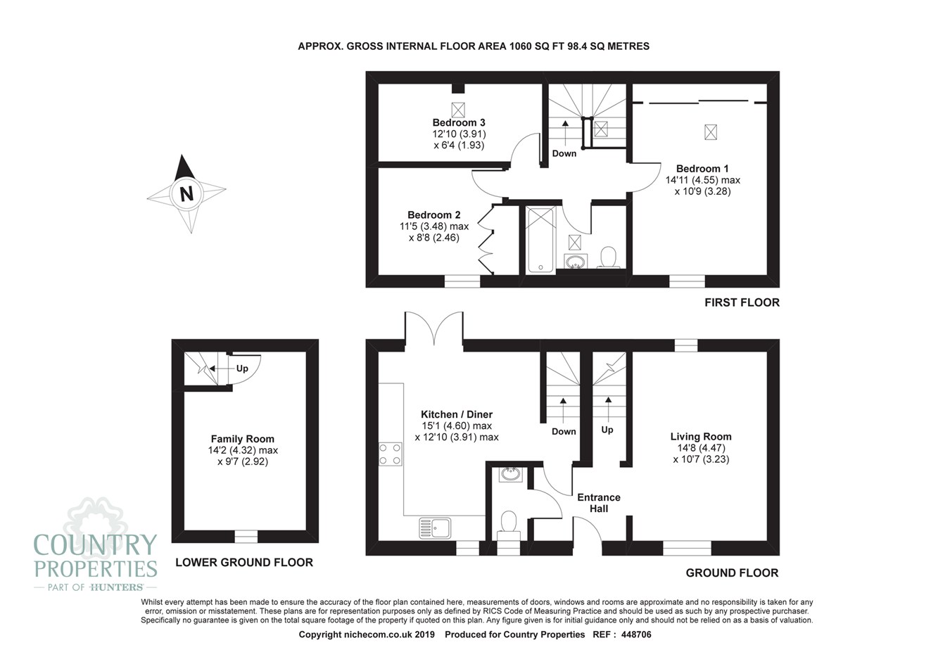 3 Bedrooms Terraced house for sale in Bancroft, Hitchin SG5