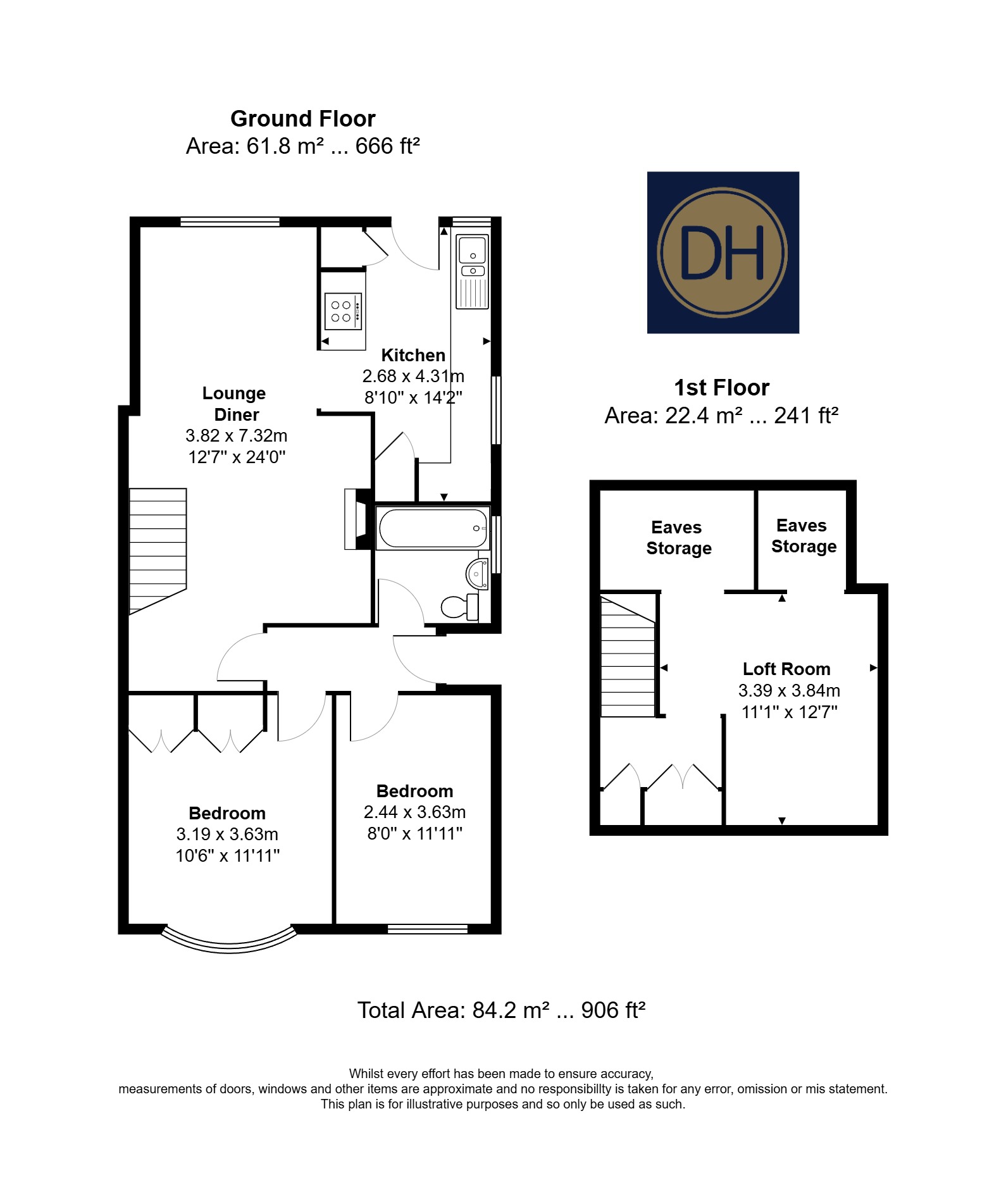 40, Princes Close, North Weald, Epping floorplan