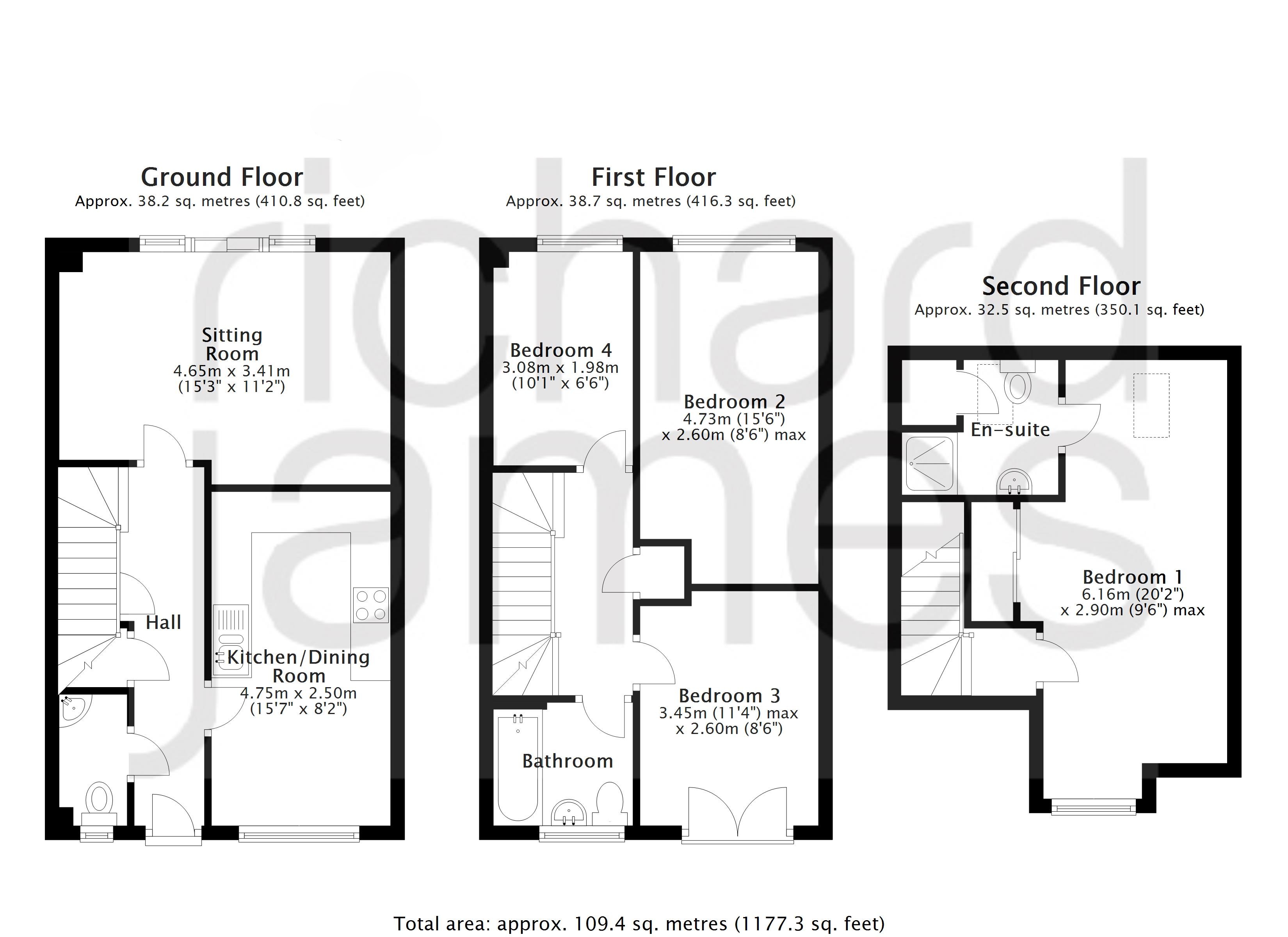 34, Homington Avenue, Swindon floorplan