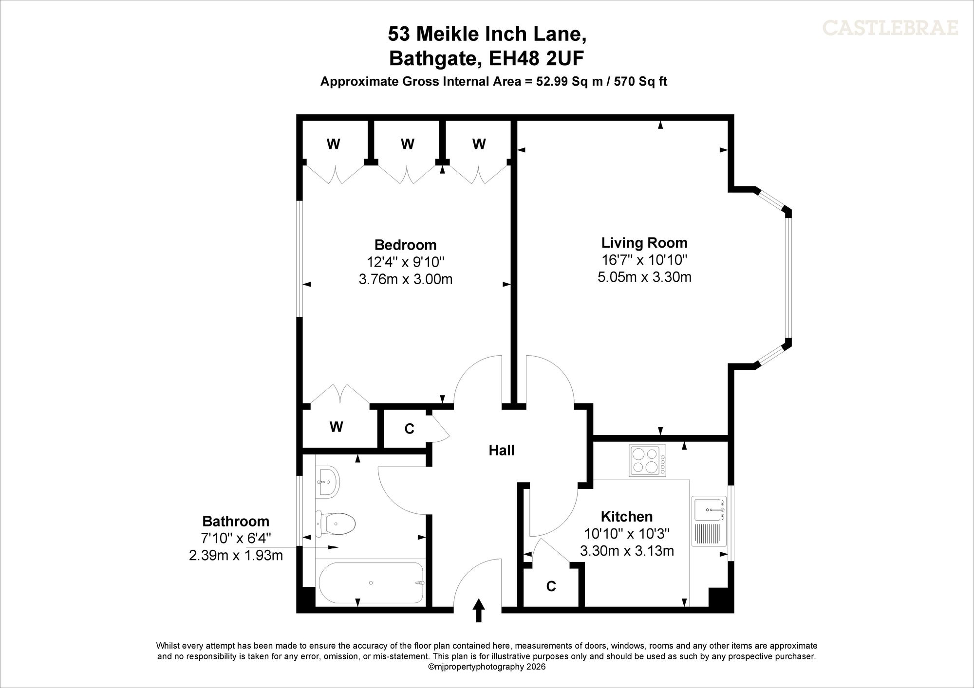 53 Meikle Inch Lane, Bathgate floorplan