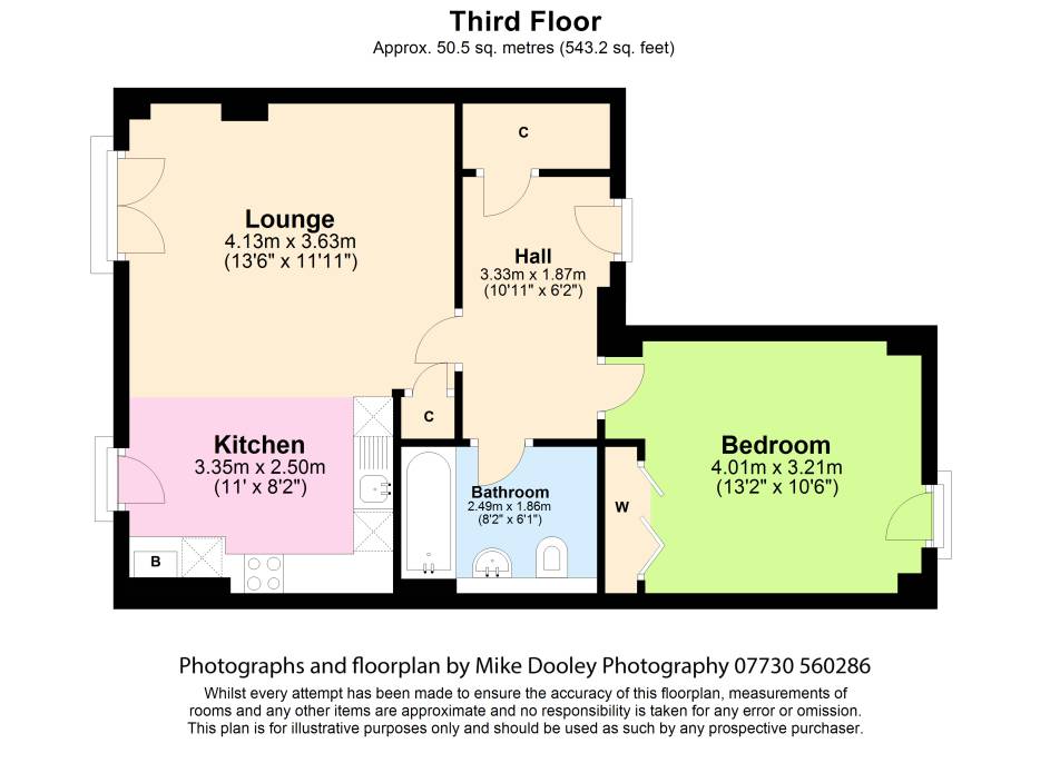 1 Bedrooms Flat for sale in Flat 12, 1 Mcewan Square, Edinburgh, Fountainbridge EH3