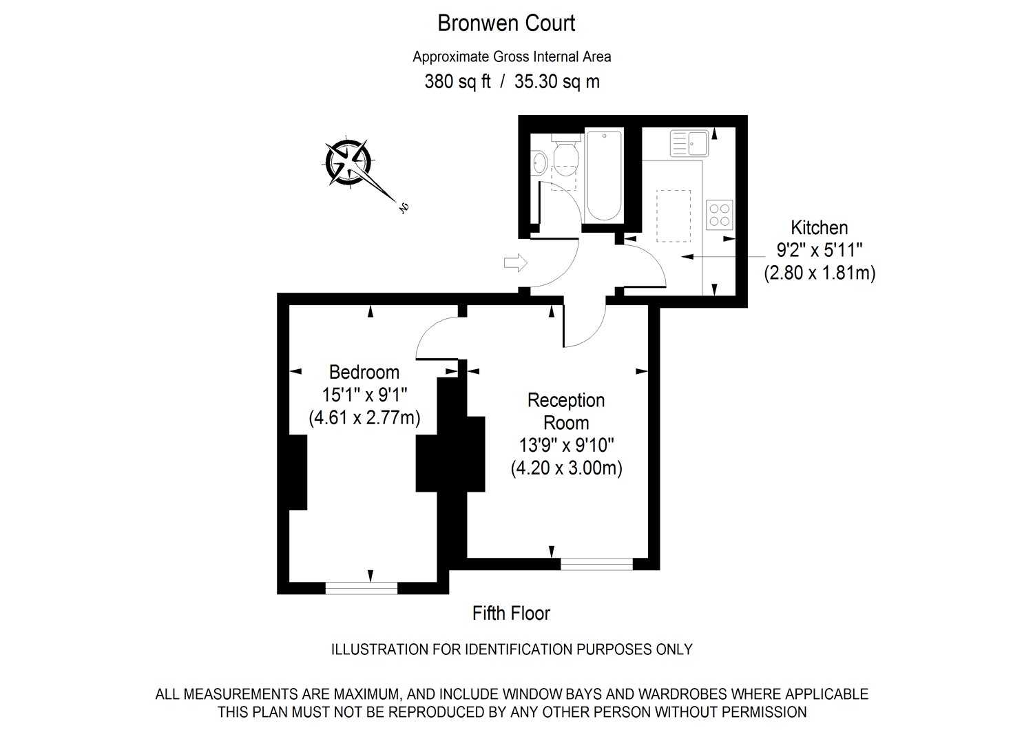 1 Bedrooms Flat to rent in Bronwen Court, St John's Wood, London NW8