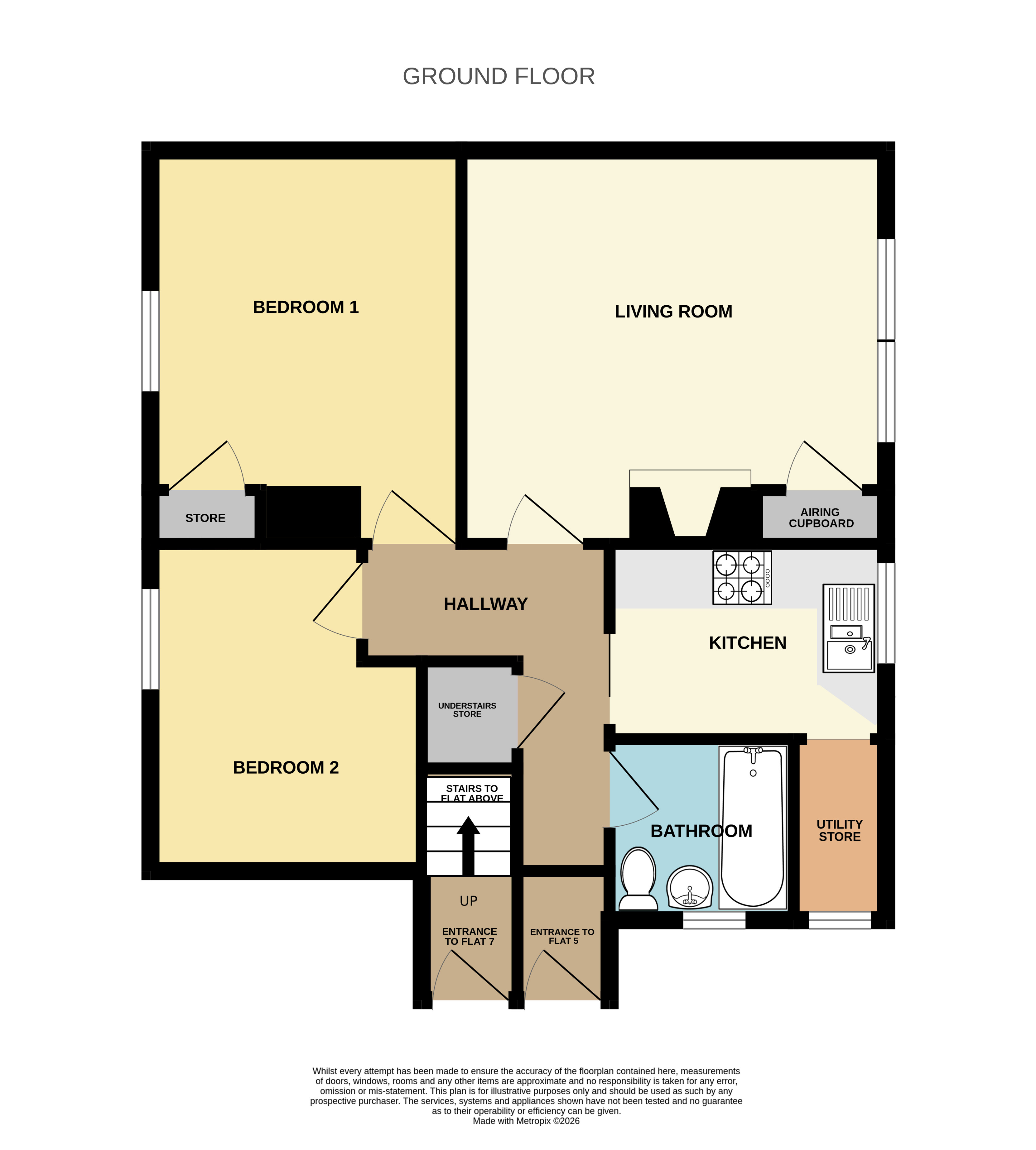 5, The Mount, Duns floorplan