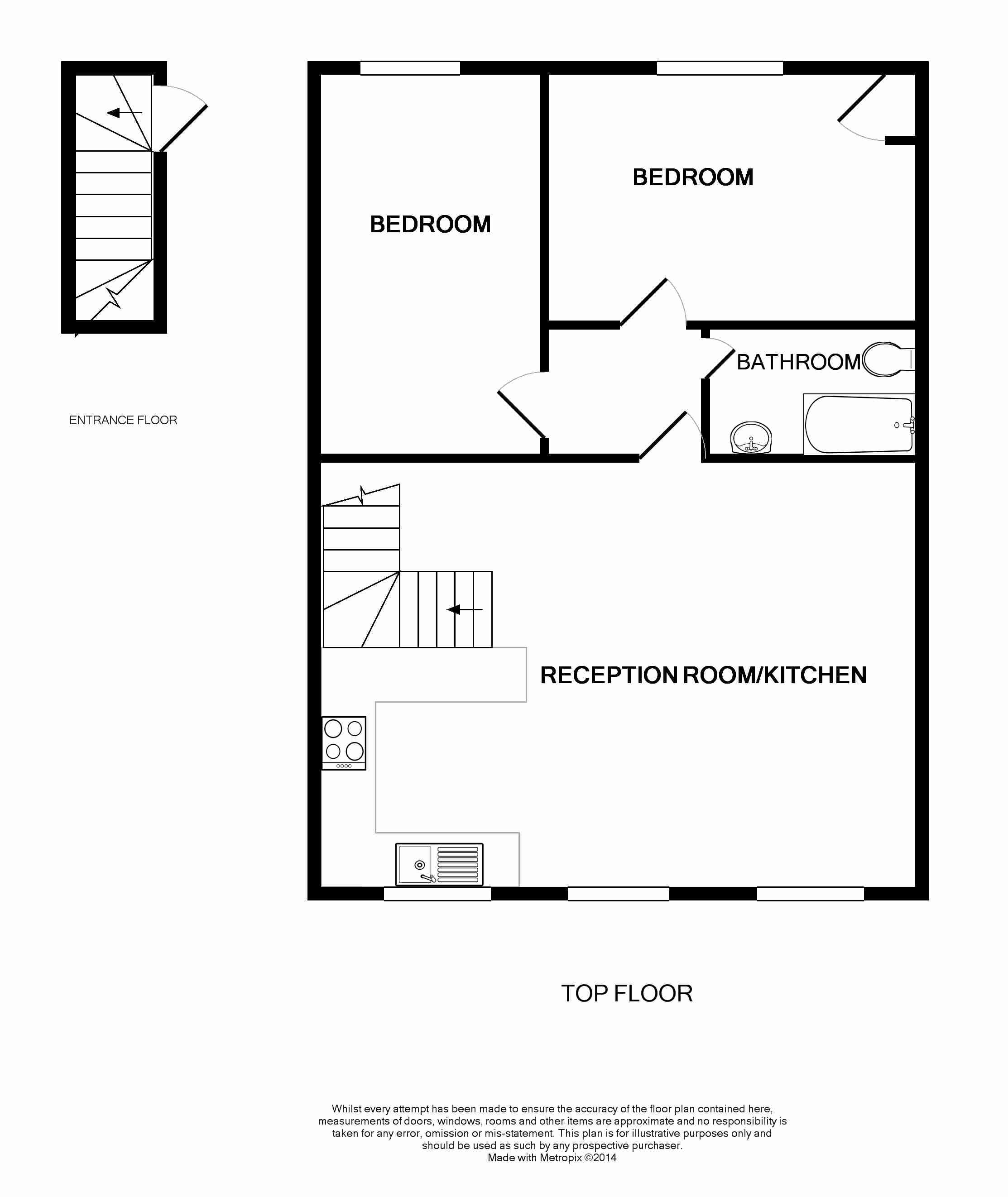 2 Bedrooms Flat to rent in Arundel Terrace, Brighton BN2