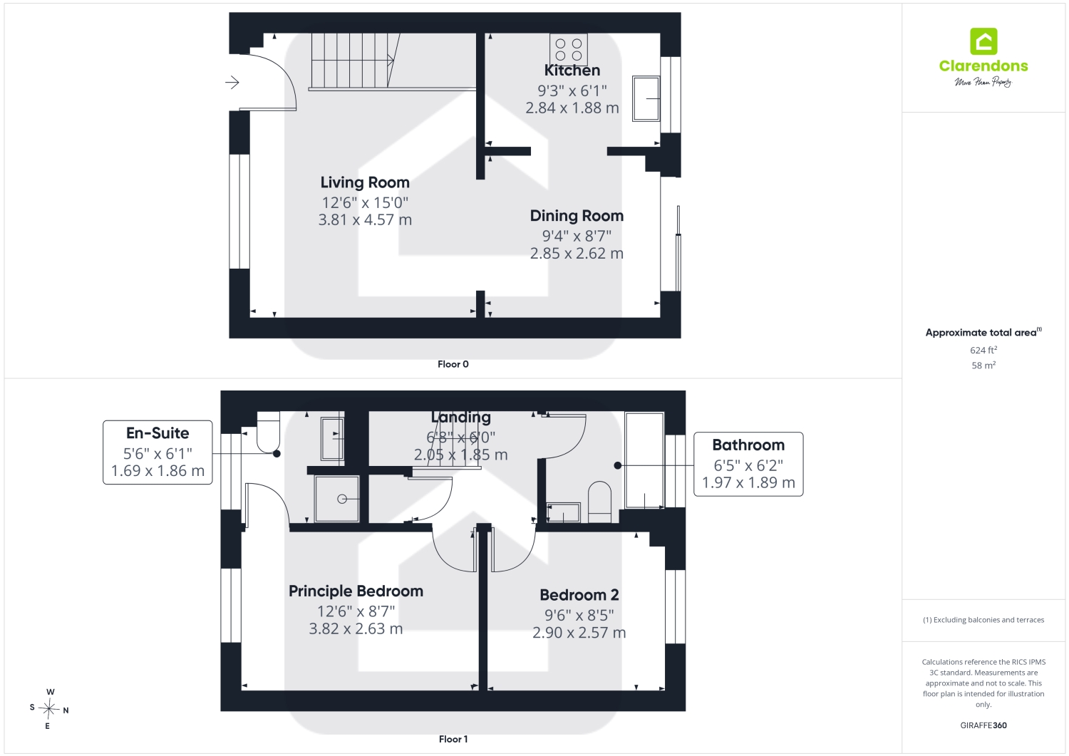 2, Keats Avenue, Redhill floorplan