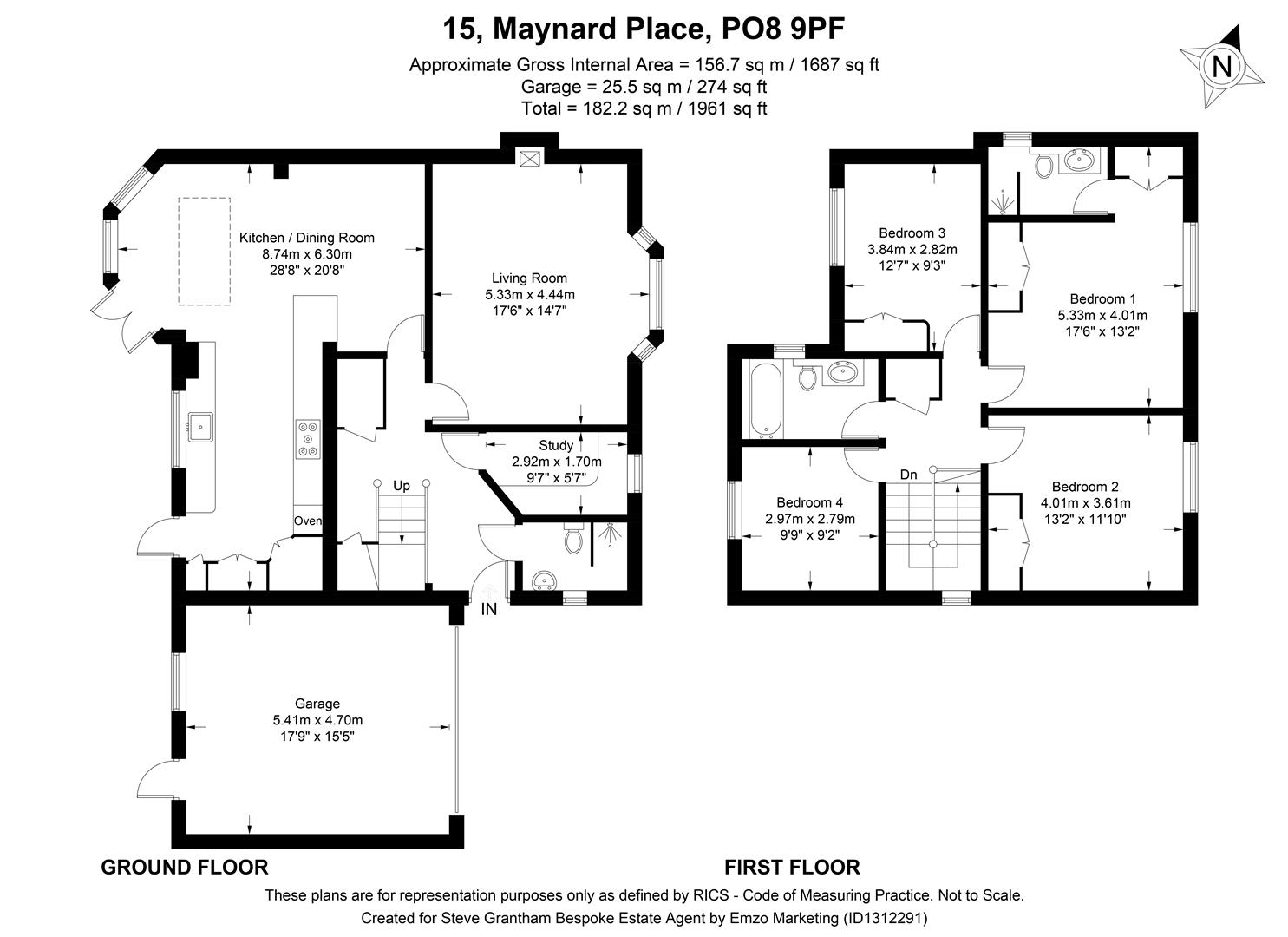 15, Maynard Place, Horndean floorplan