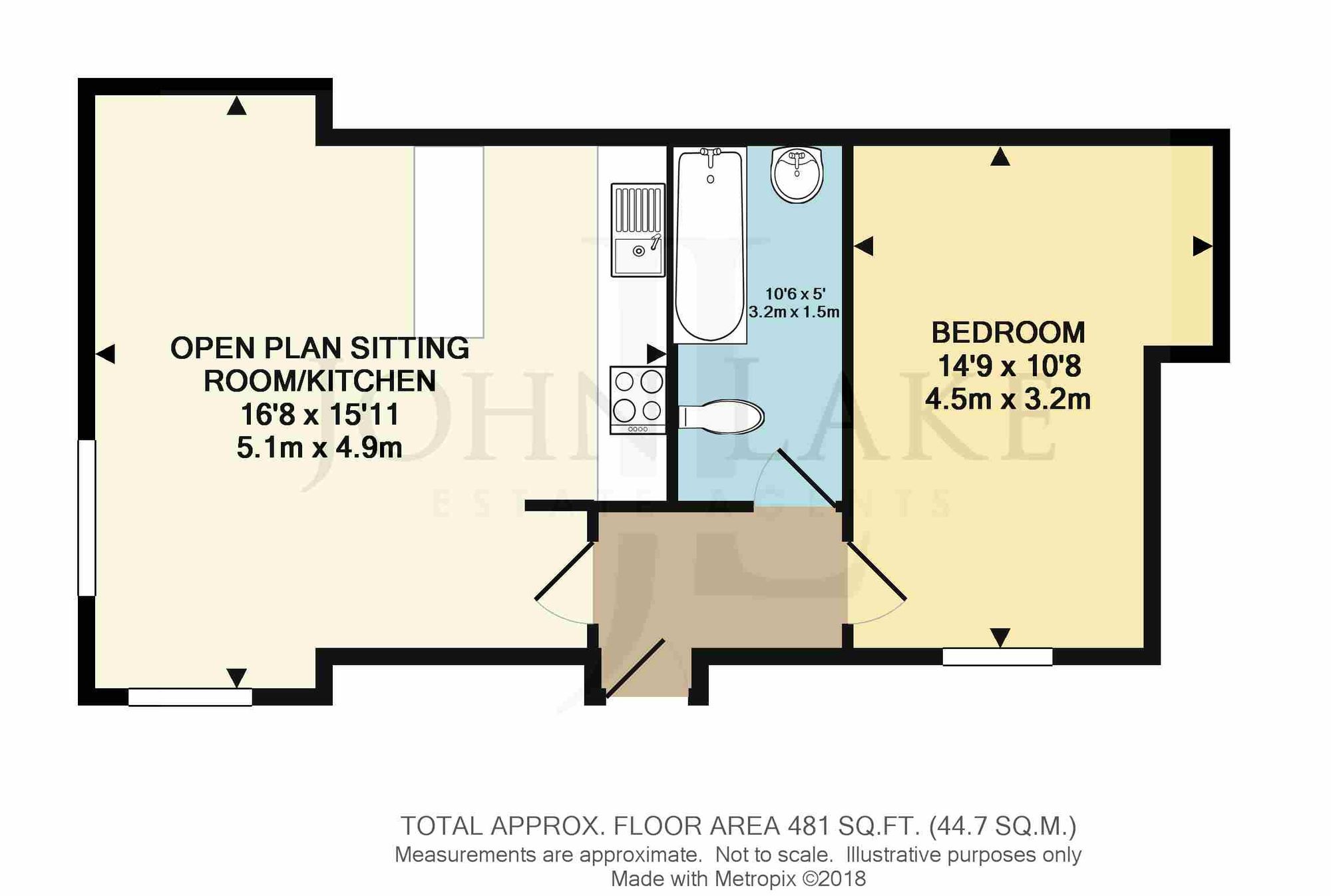 St. Margarets Road, Torquay TQ1, 1 bedroom flat to rent 66120491