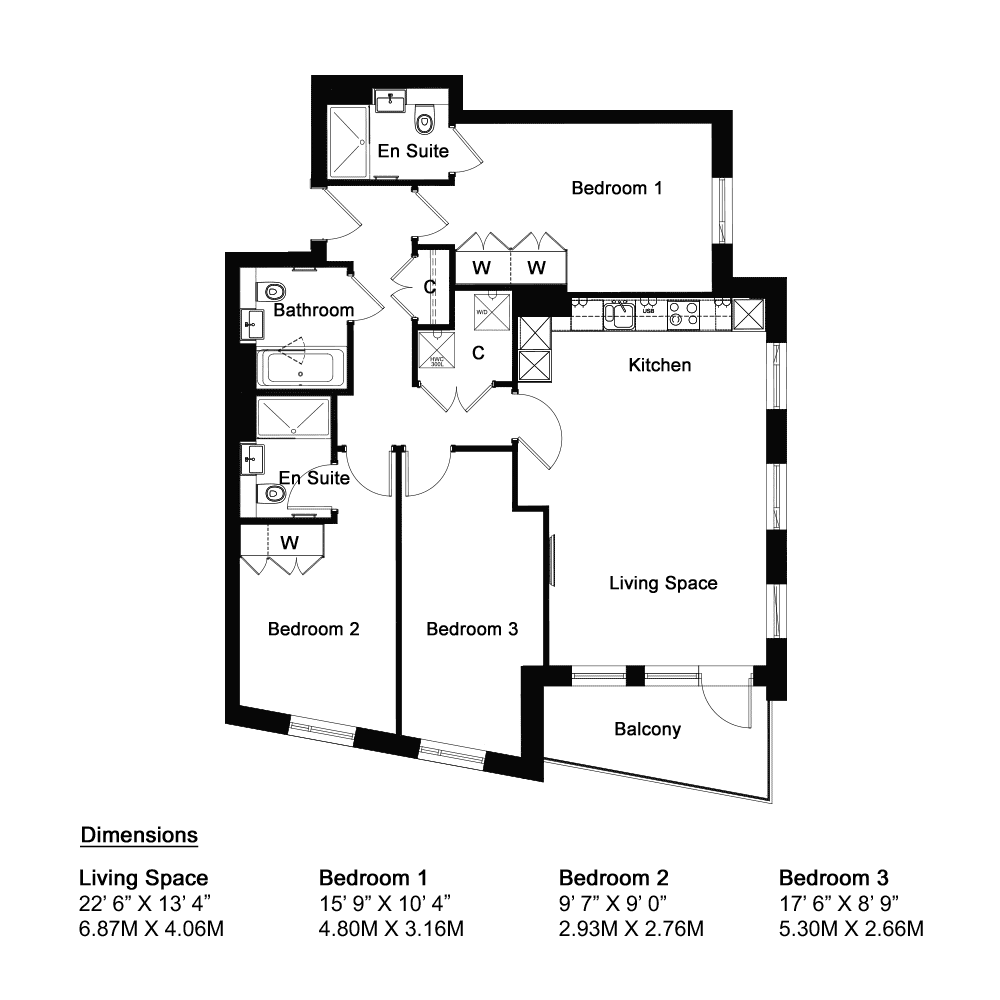 3 Bedrooms Flat for sale in Beaufort Park, London NW9, London,