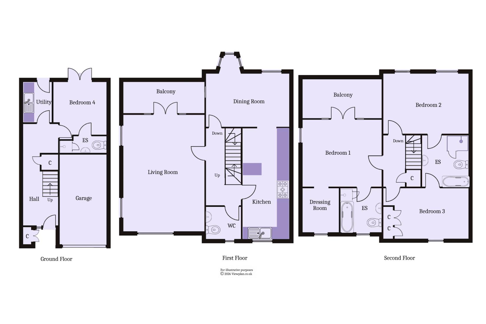 7, Pierhead View, Penarth floorplan